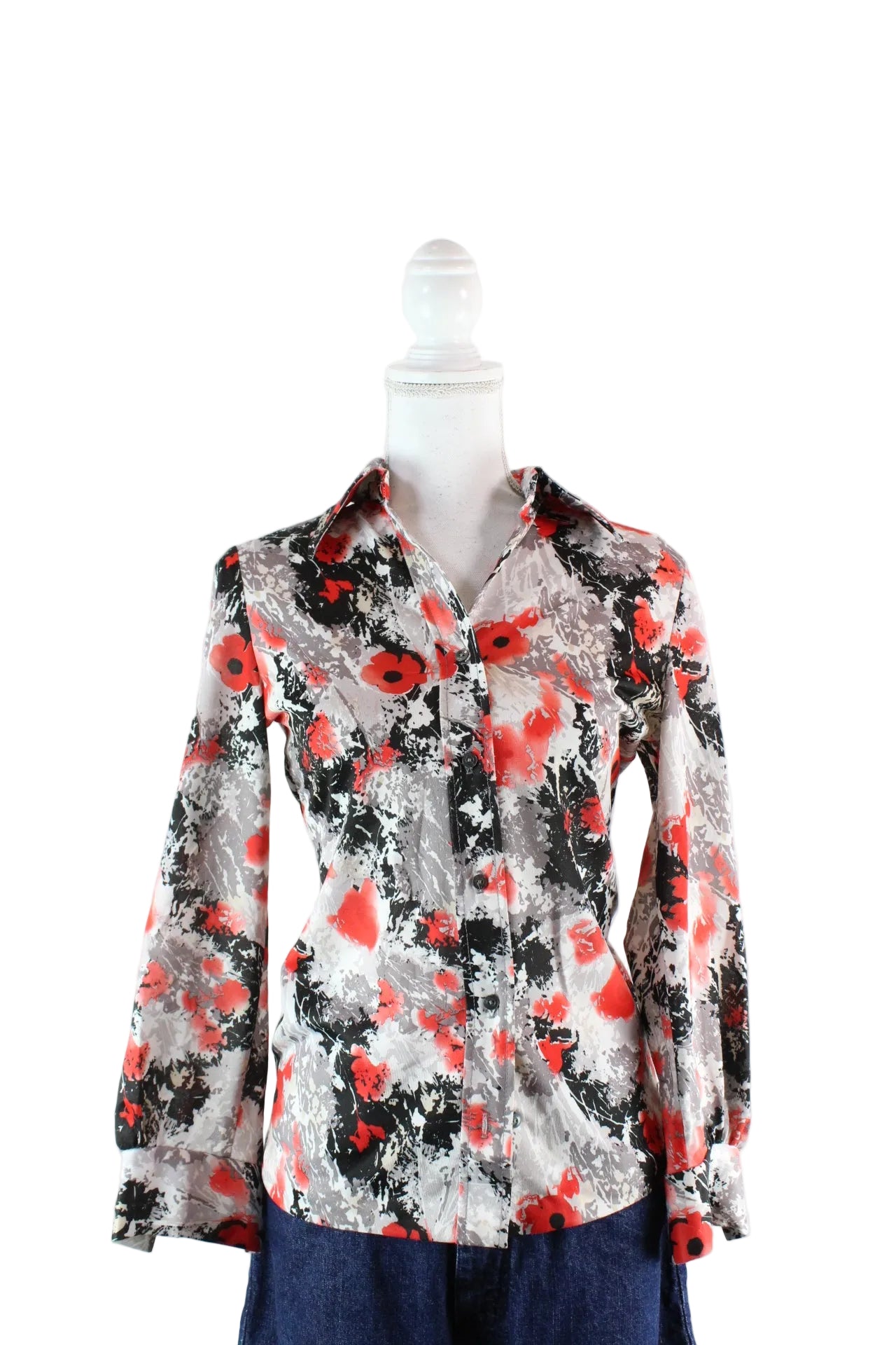 Vintage Flower Shirt (M) - Vintage & Rags