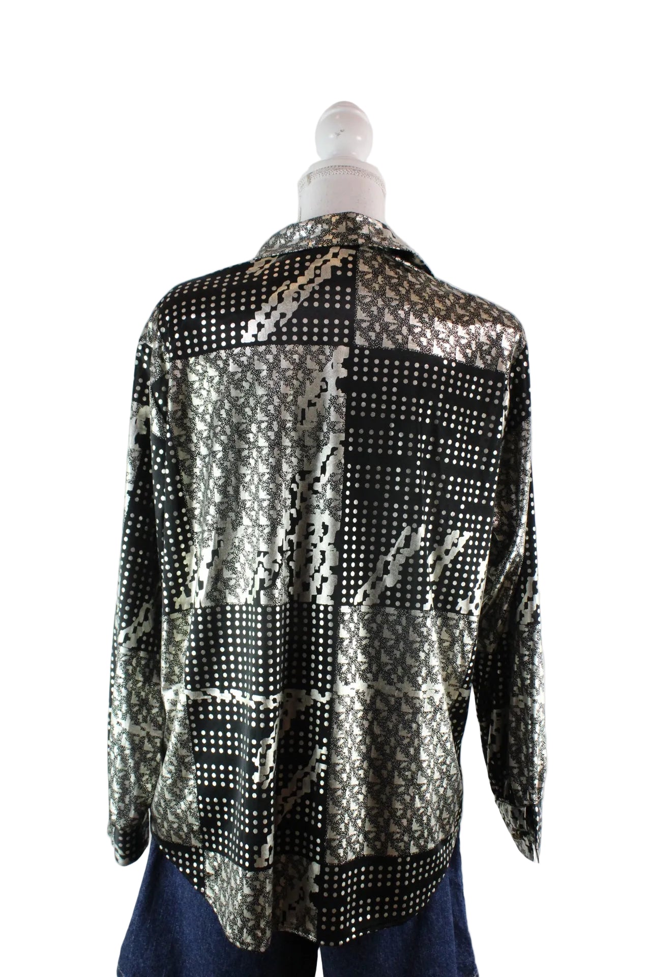 Vintage Silver Threads Shirt (M) - Vintage & Rags