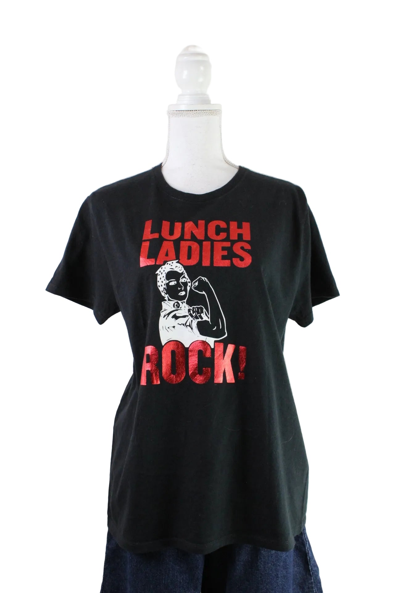 Vintage Ladies Rock T-Shirt (L) - Vintage & Rags