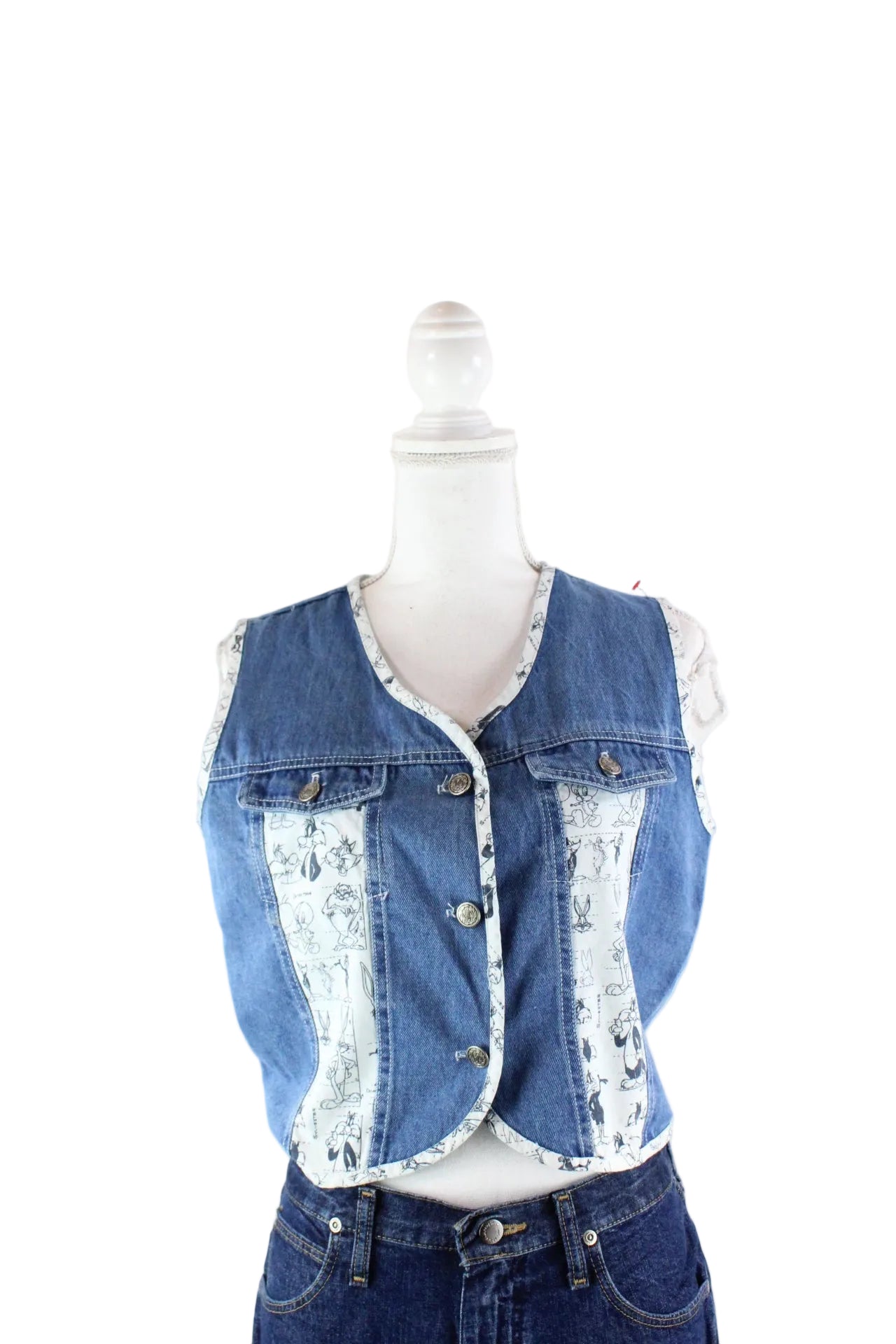 Vintage Looney Tunes Vest (M) - Vintage & Rags