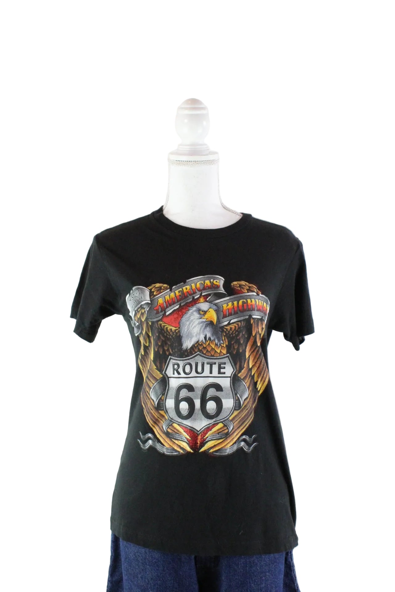 Vintage Route 66 T-Shirt (S) - Vintage & Rags