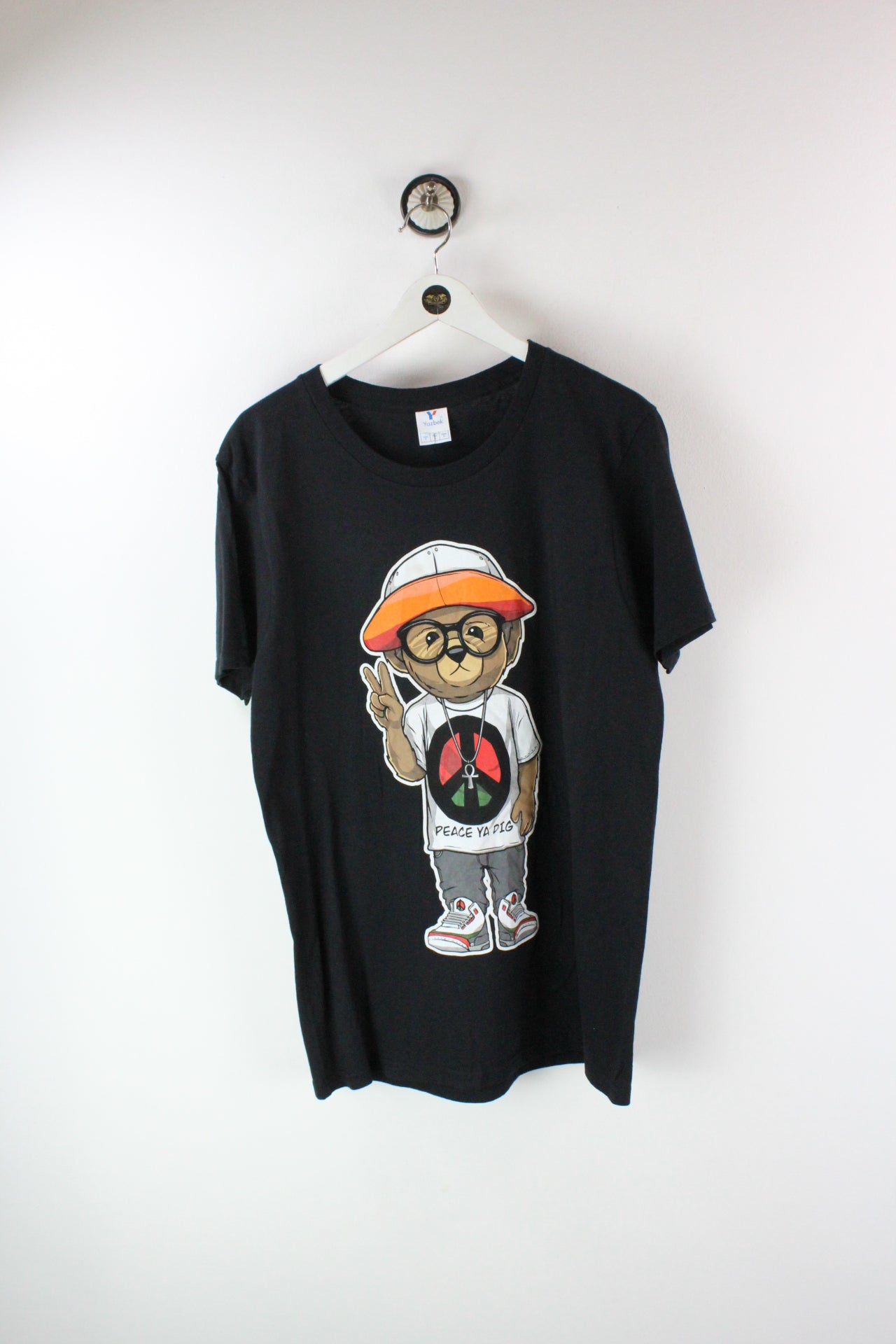 Vintage Bear Peace Ya Dig T-Shirt (L)
