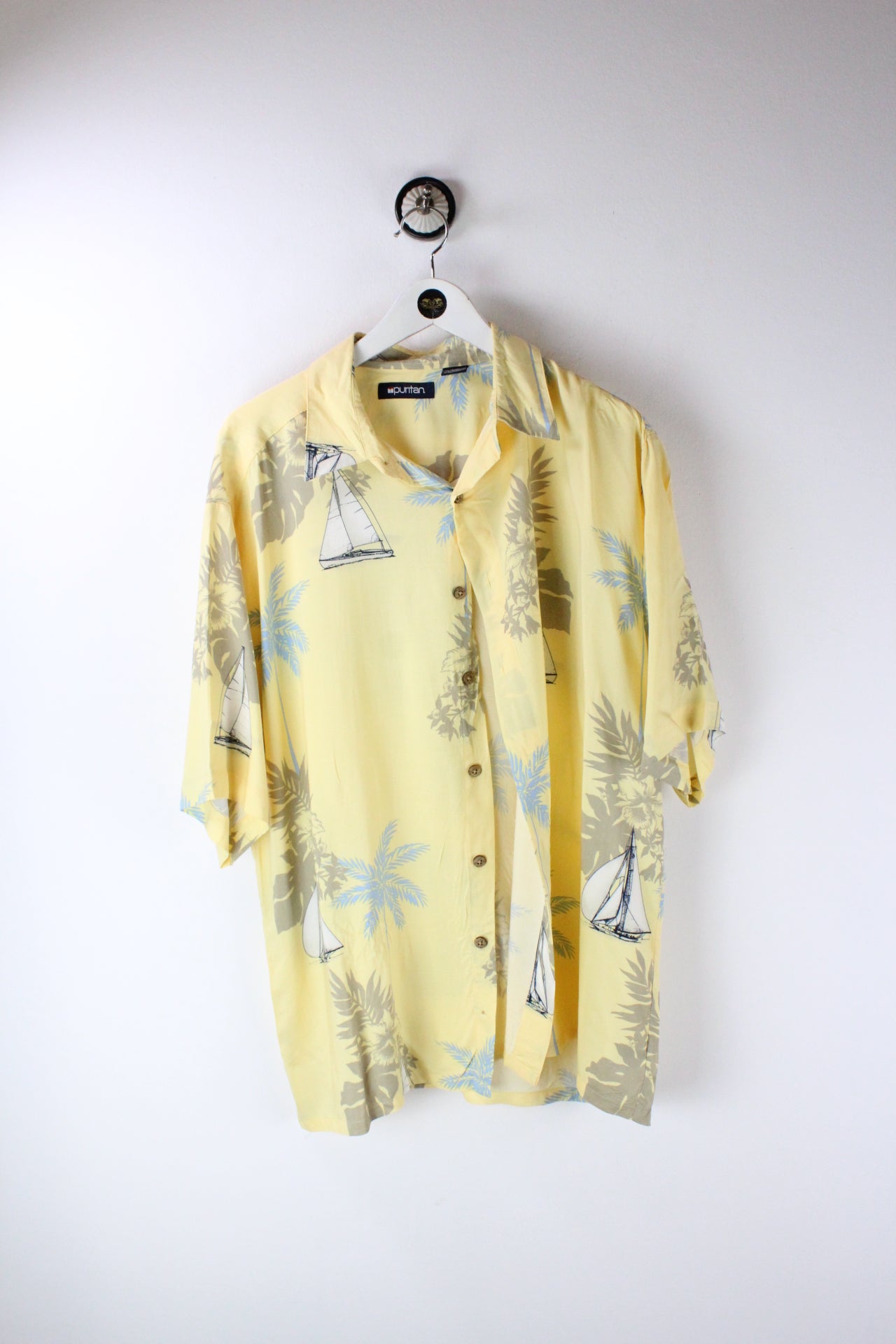 Vintage Puritan Hawaii Party Shirt (L)