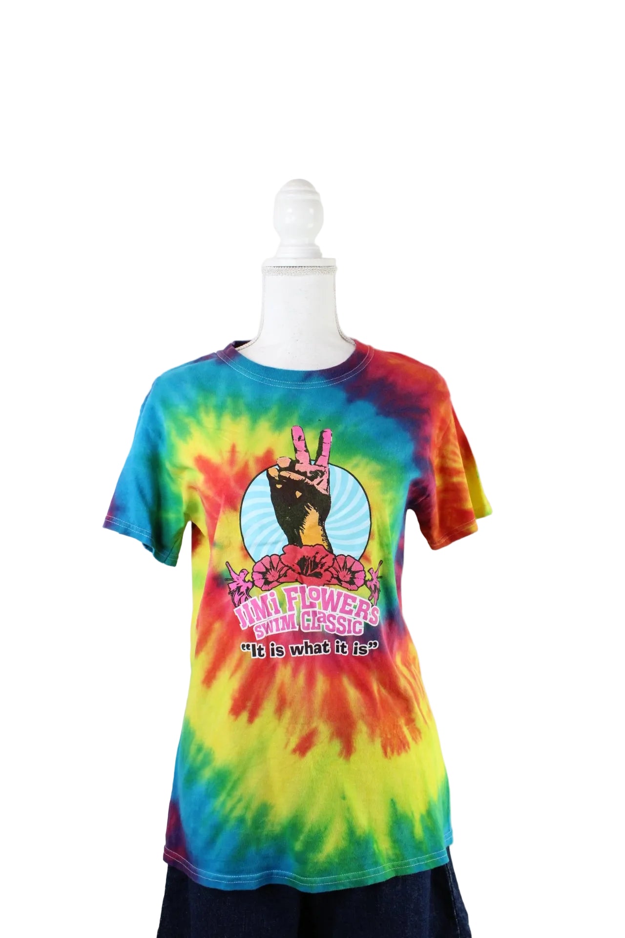 Vintage Jimi Flowers T-Shirt (S) - Vintage & Rags