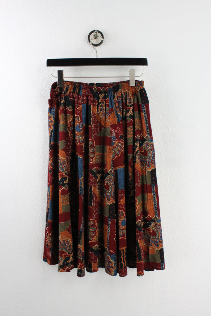 Vintage Red Skirt (M) - Vintage & Rags