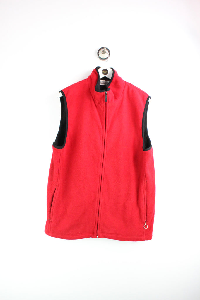 Vintage Red Fleece Vest (M) - Vintage & Rags