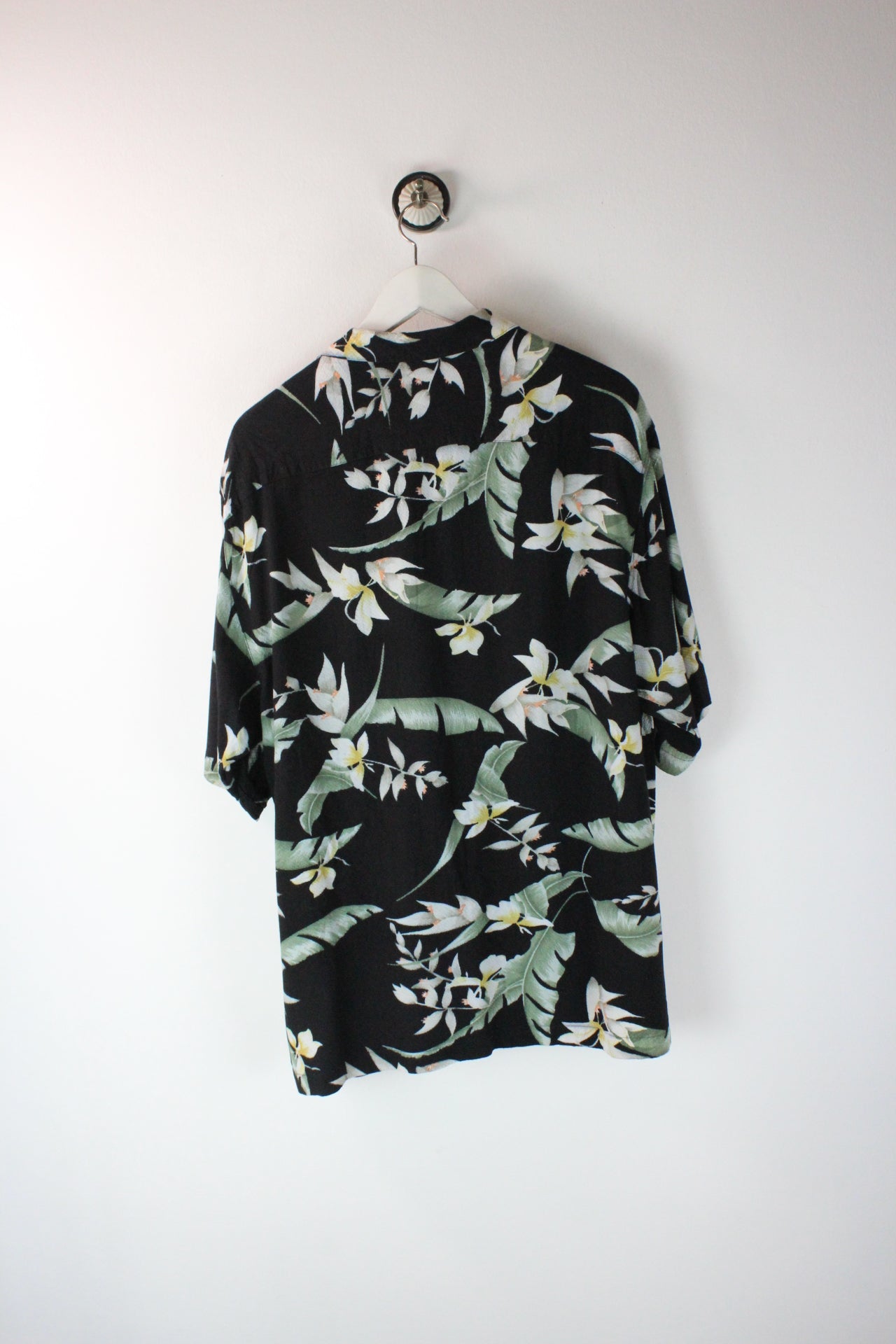 Vintage Orchids Flower Hawaii shirts(S)