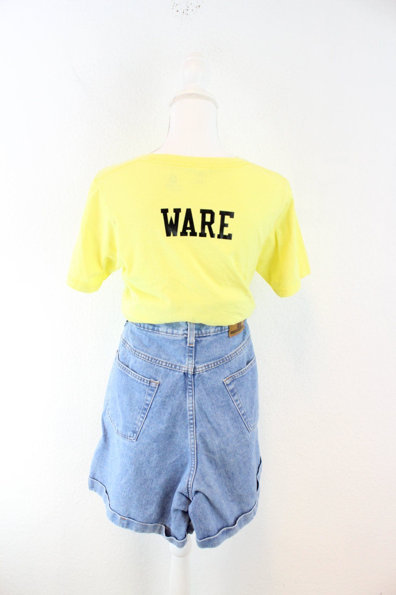 Vintage Anvil Organic Tennis T-Shirt (S) Vintage & Rags