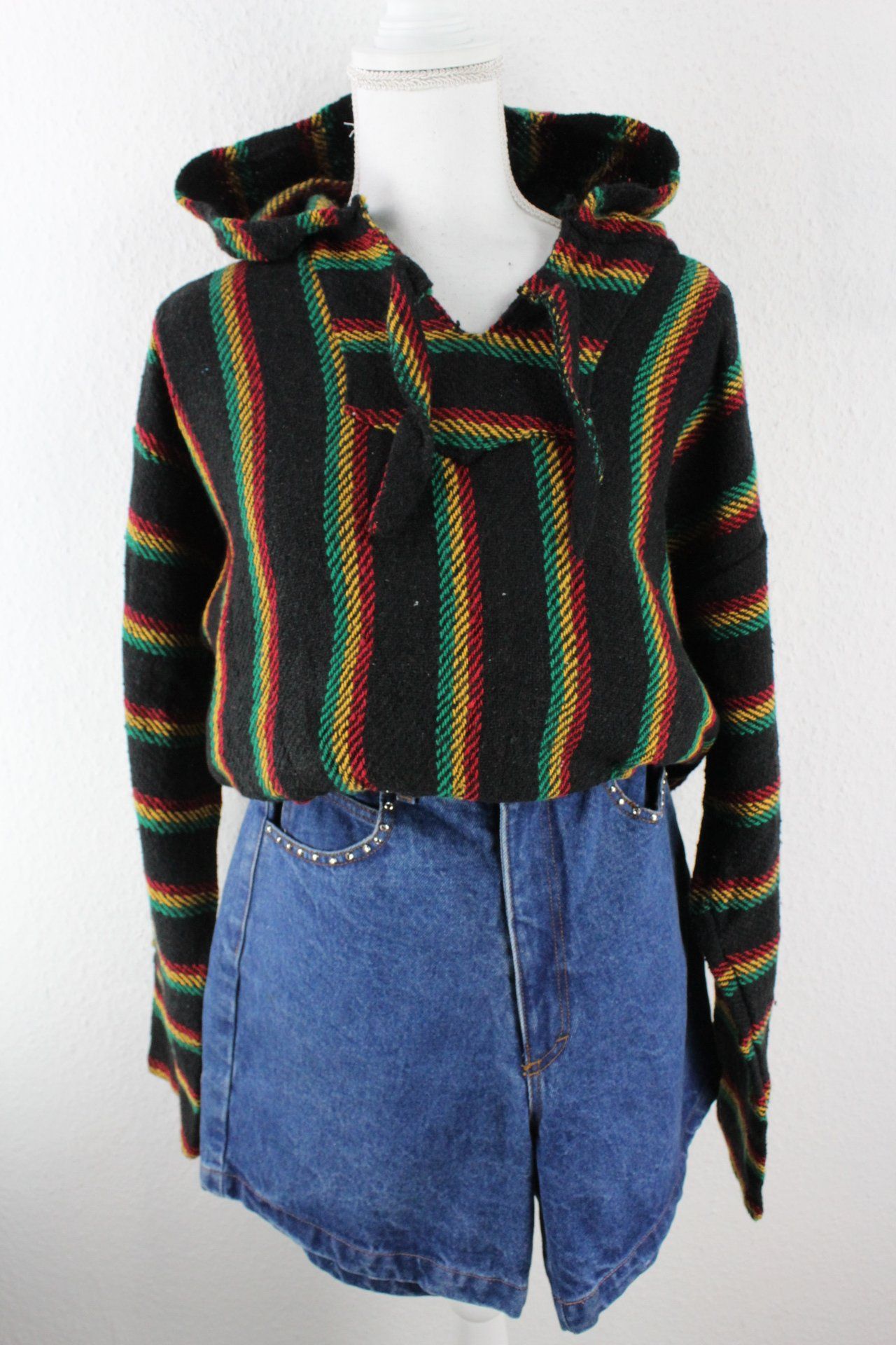 Vintage Baja Billys Knit Hoodie (L) Vintage & Rags
