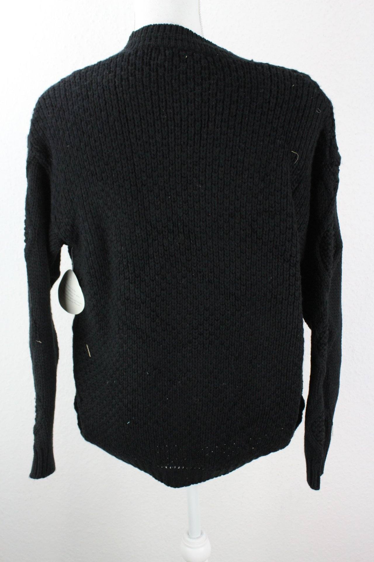 Vintage Black Basic Cardigan (L) Vintage & Rags