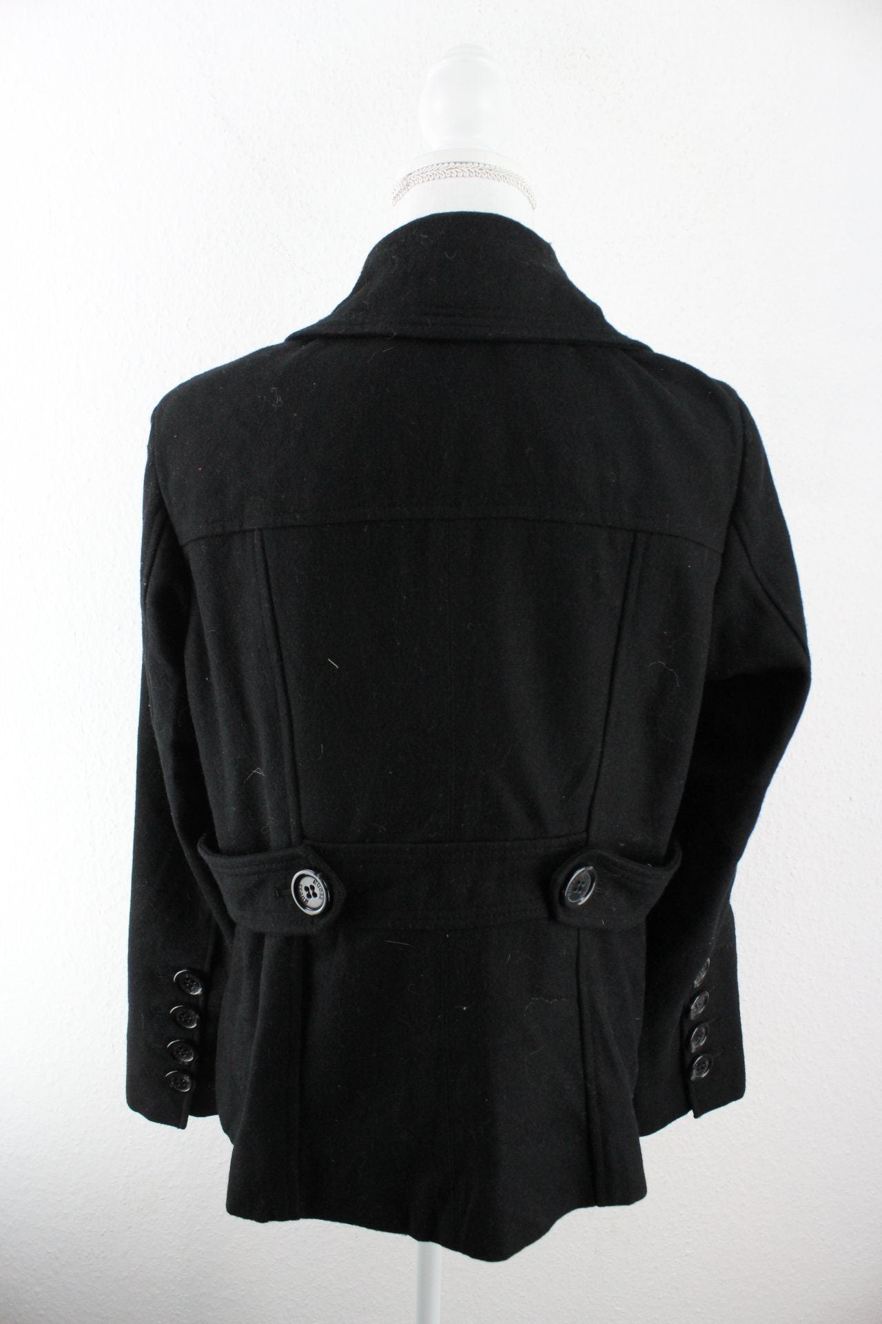 Vintage Black Guess Coat (M) Vintage & Rags