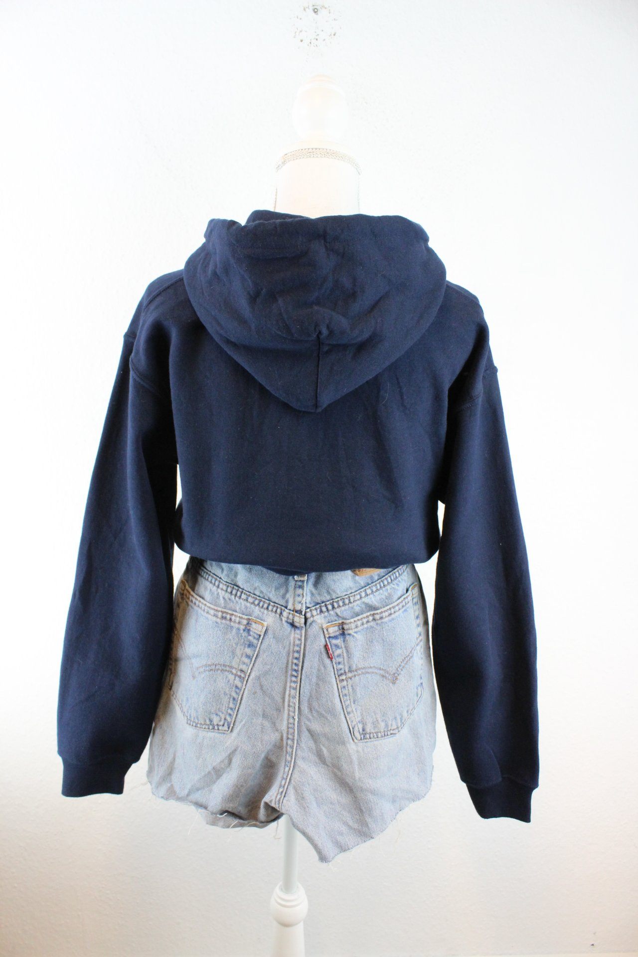 Vintage Blue Baltimore Hoodie (M) Vintage & Rags