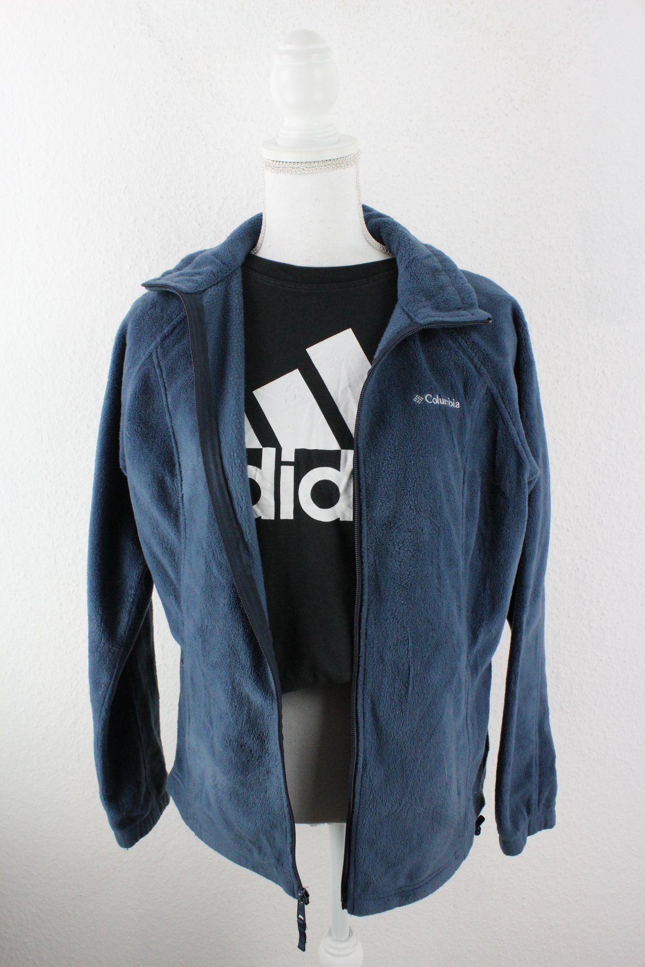 Vintage Blue Columbia Fleece Jacket (L) Vintage & Rags