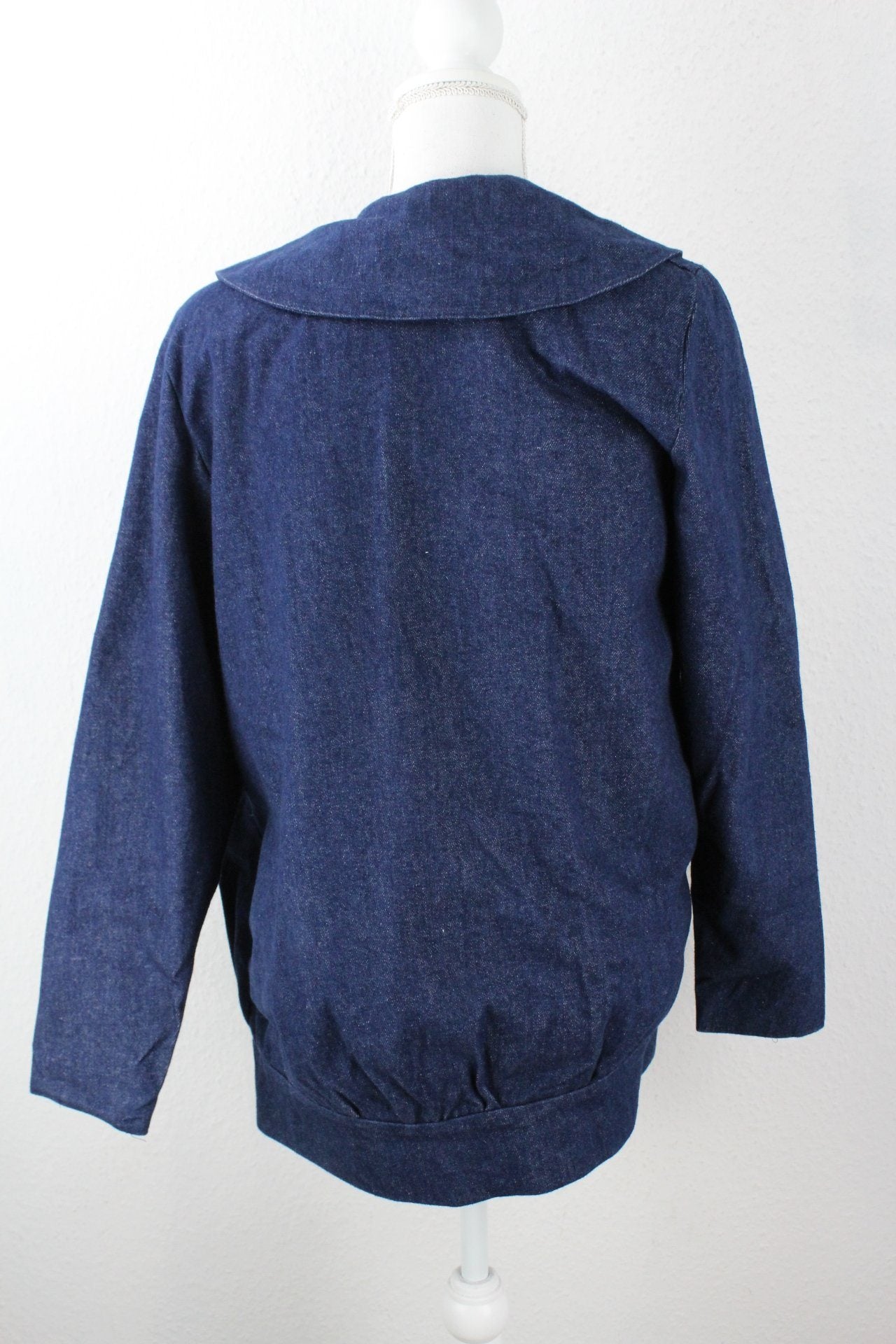 Vintage Blue Denim Jeans Jacket (L) Vintage & Rags
