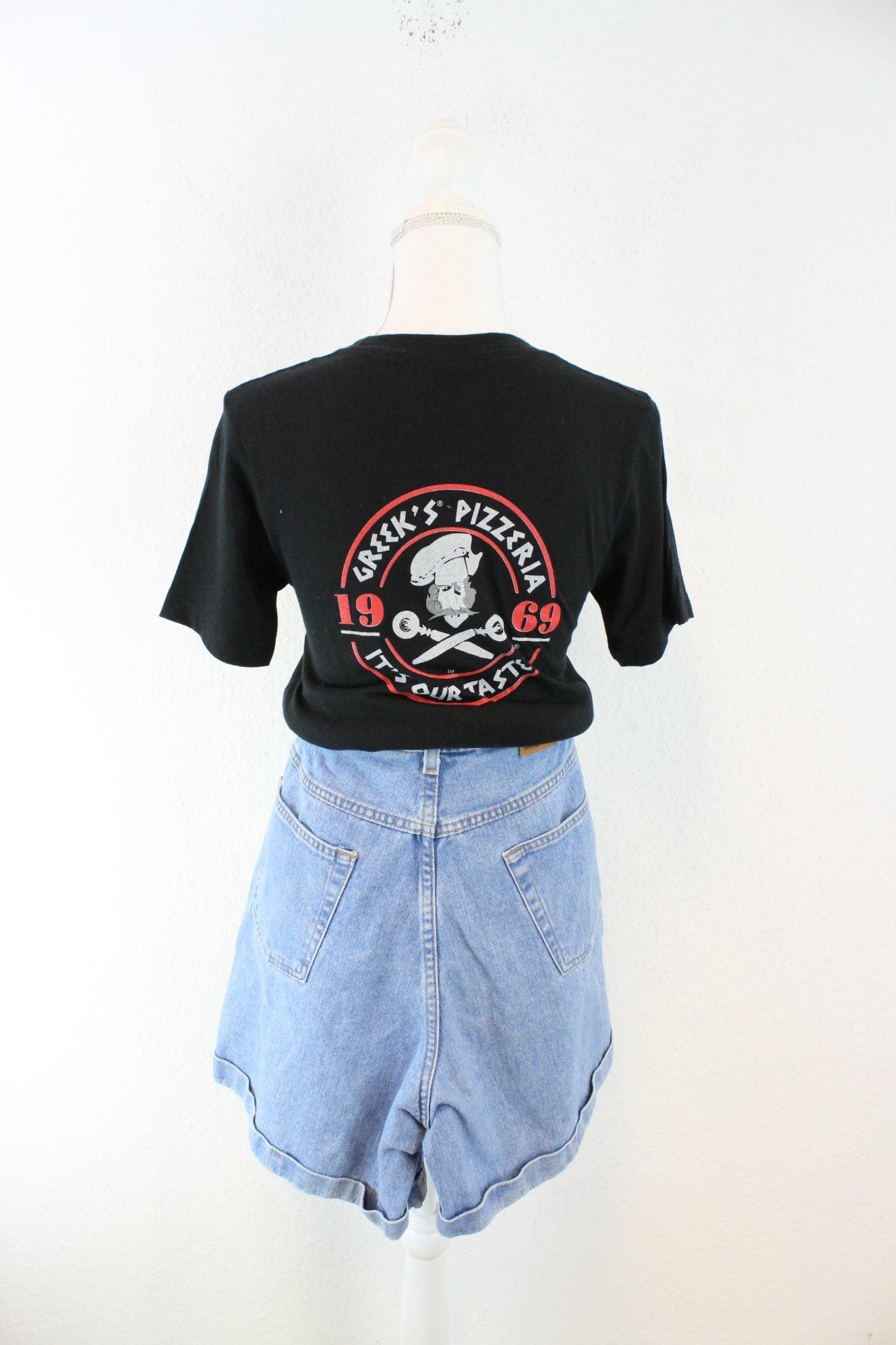 Vintage Canvas Greek´s Pizzeria T-Shirt (XS) Vintage & Rags