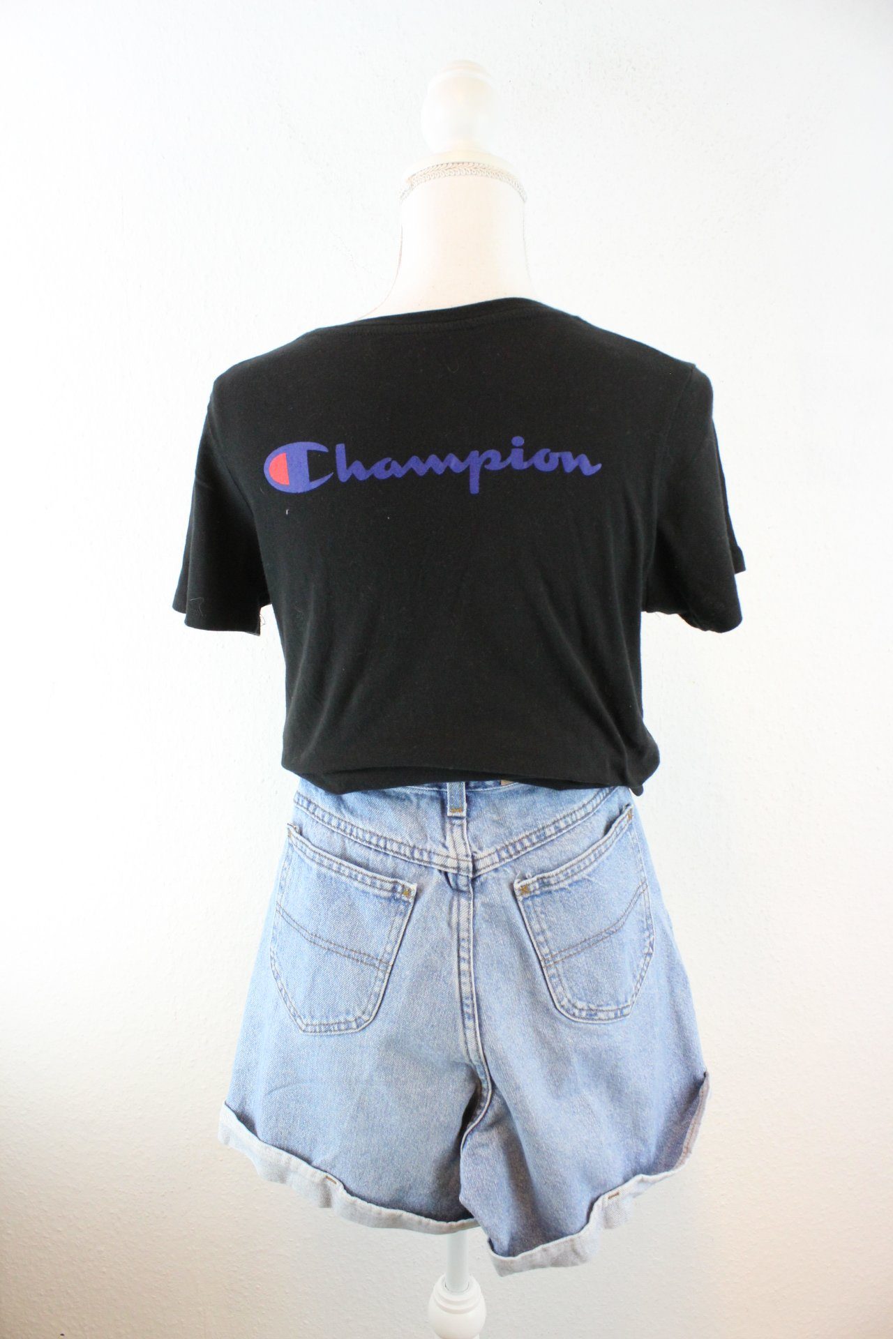 Vintage Champion Basic T-Shirt (S) Vintage & Rags