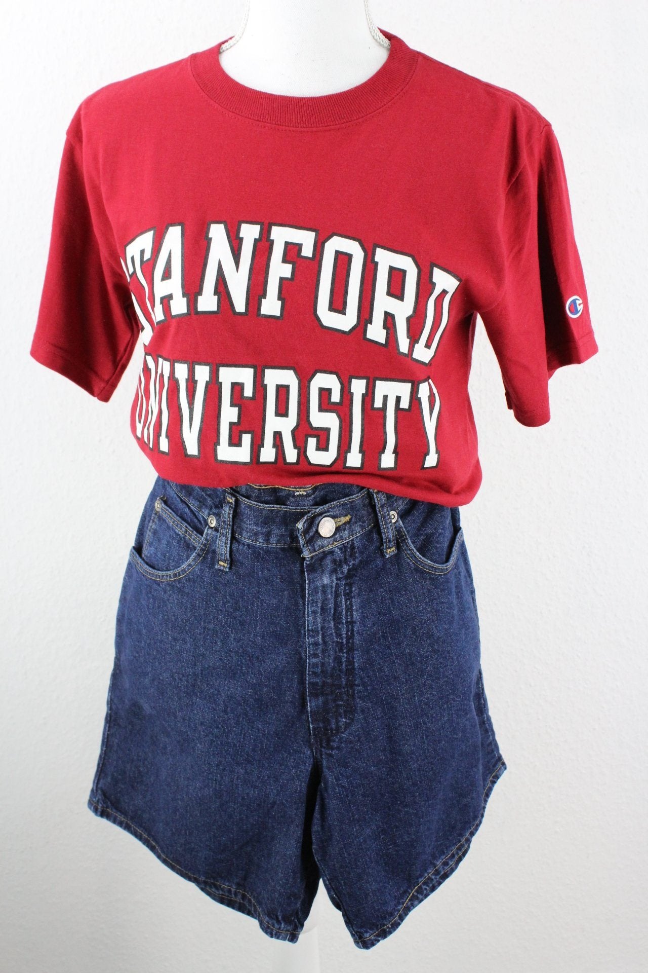 Vintage Champion Stanford T-Shirt (S) Vintage & Rags