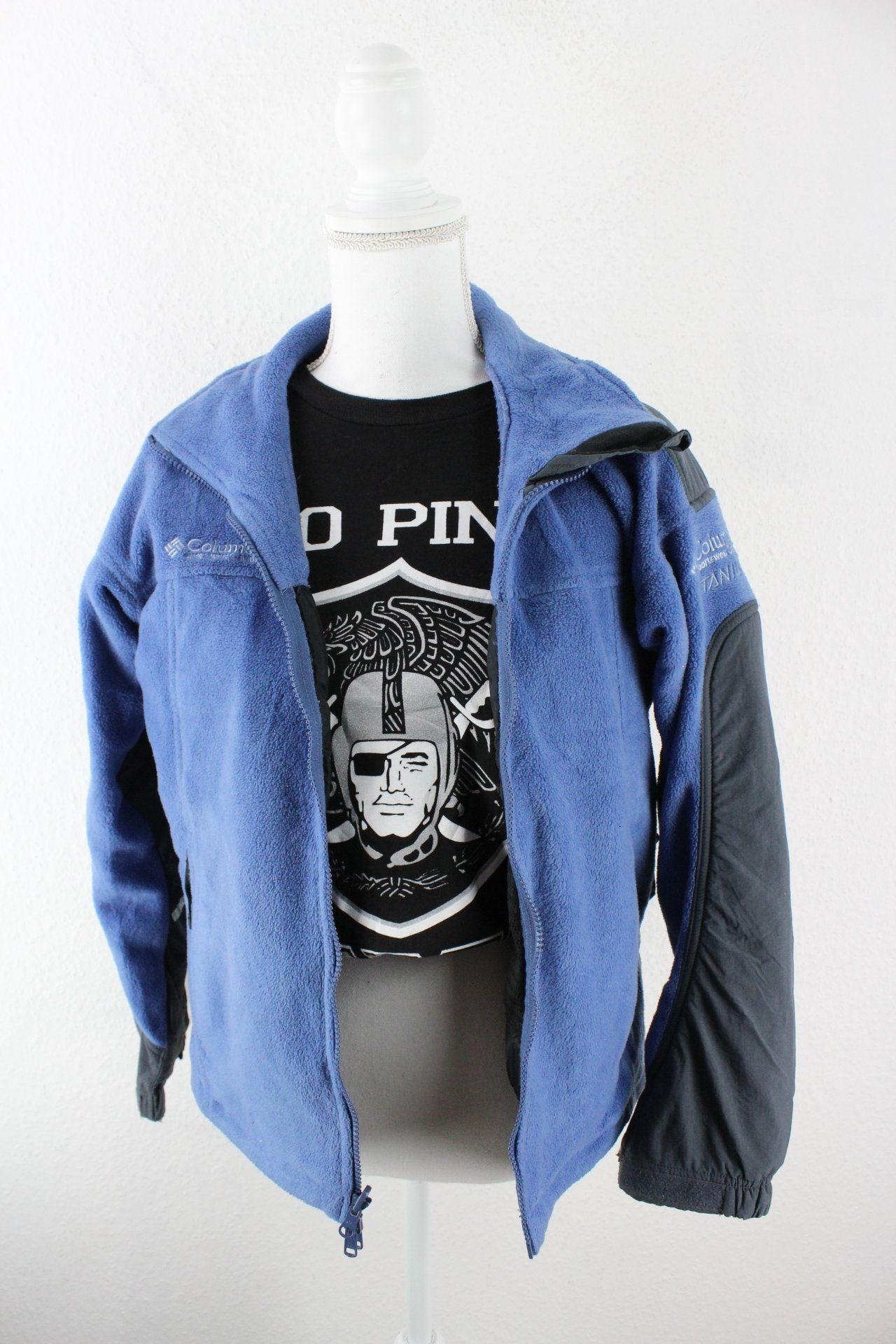 Vintage Columbia Blue Fleece Jacket (M) Vintage & Rags