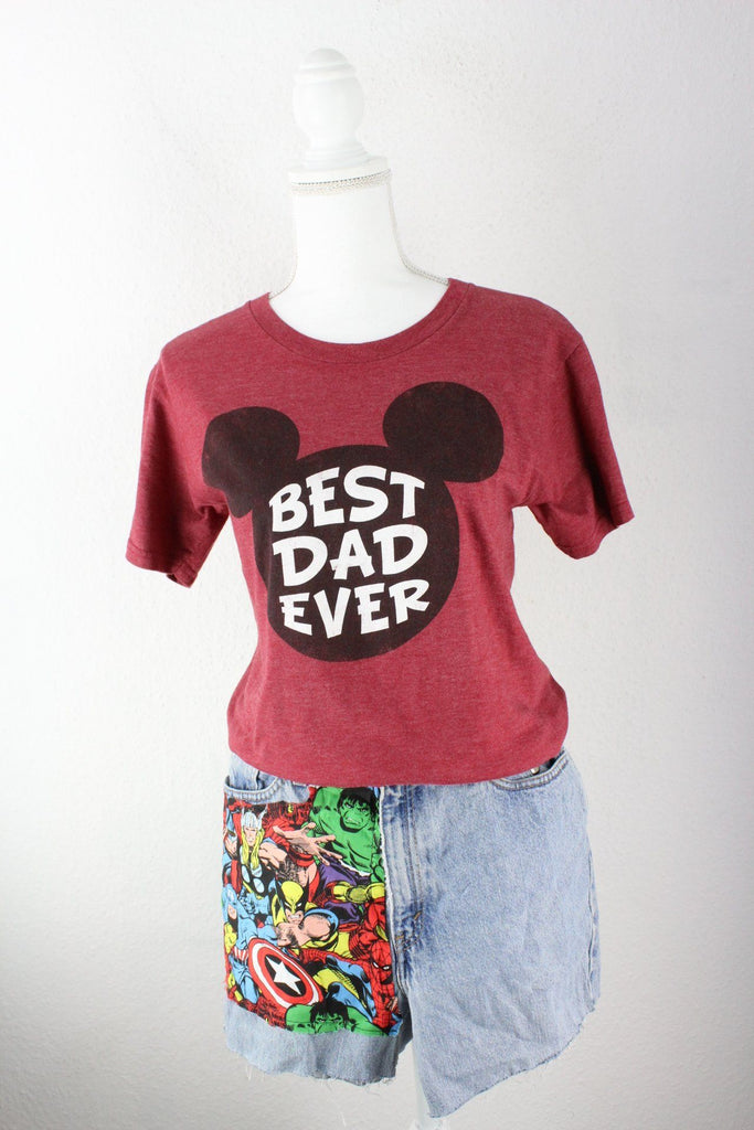 Vintage Disney Best Dad Eer T-Shirt (S) Vintage & Rags 