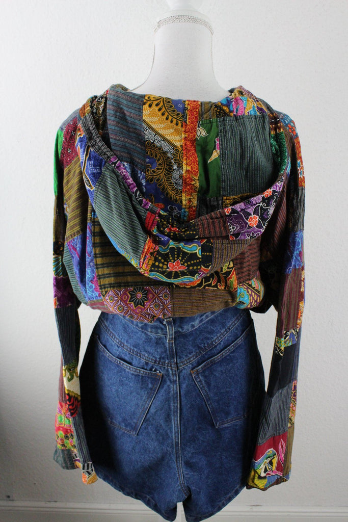 Vintage Floral Reywear Hoodie (L) Vintage & Rags 