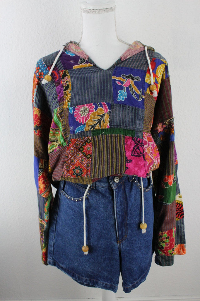 Vintage Floral Reywear Hoodie (L) Vintage & Rags 