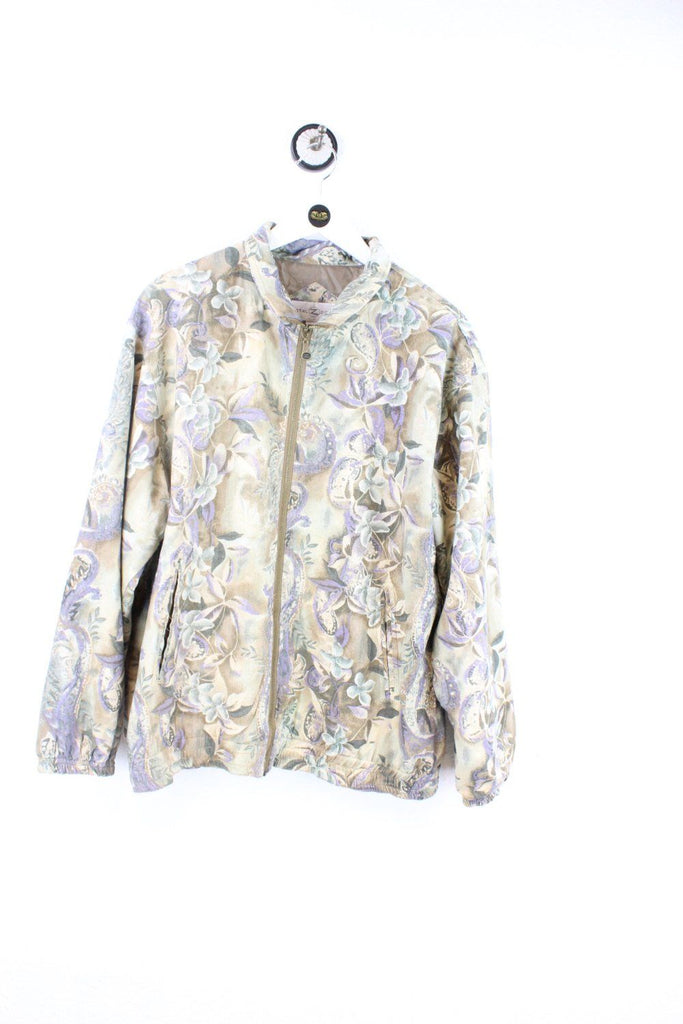 Vintage Flower Silk Jacket ( L ) - Vintage & Rags