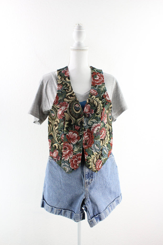 Vintage Flower Vest (M) Vintage & Rags 