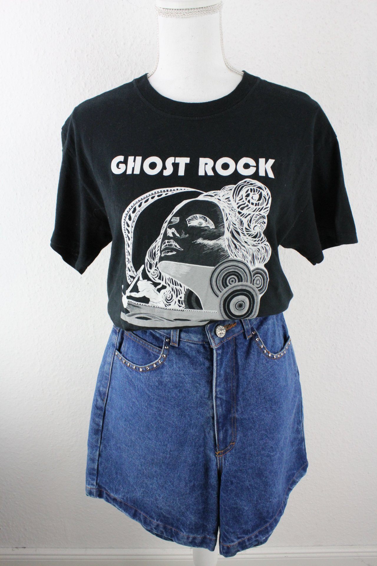 Vintage Ghost Rock T-Shirt (M) Vintage & Rags
