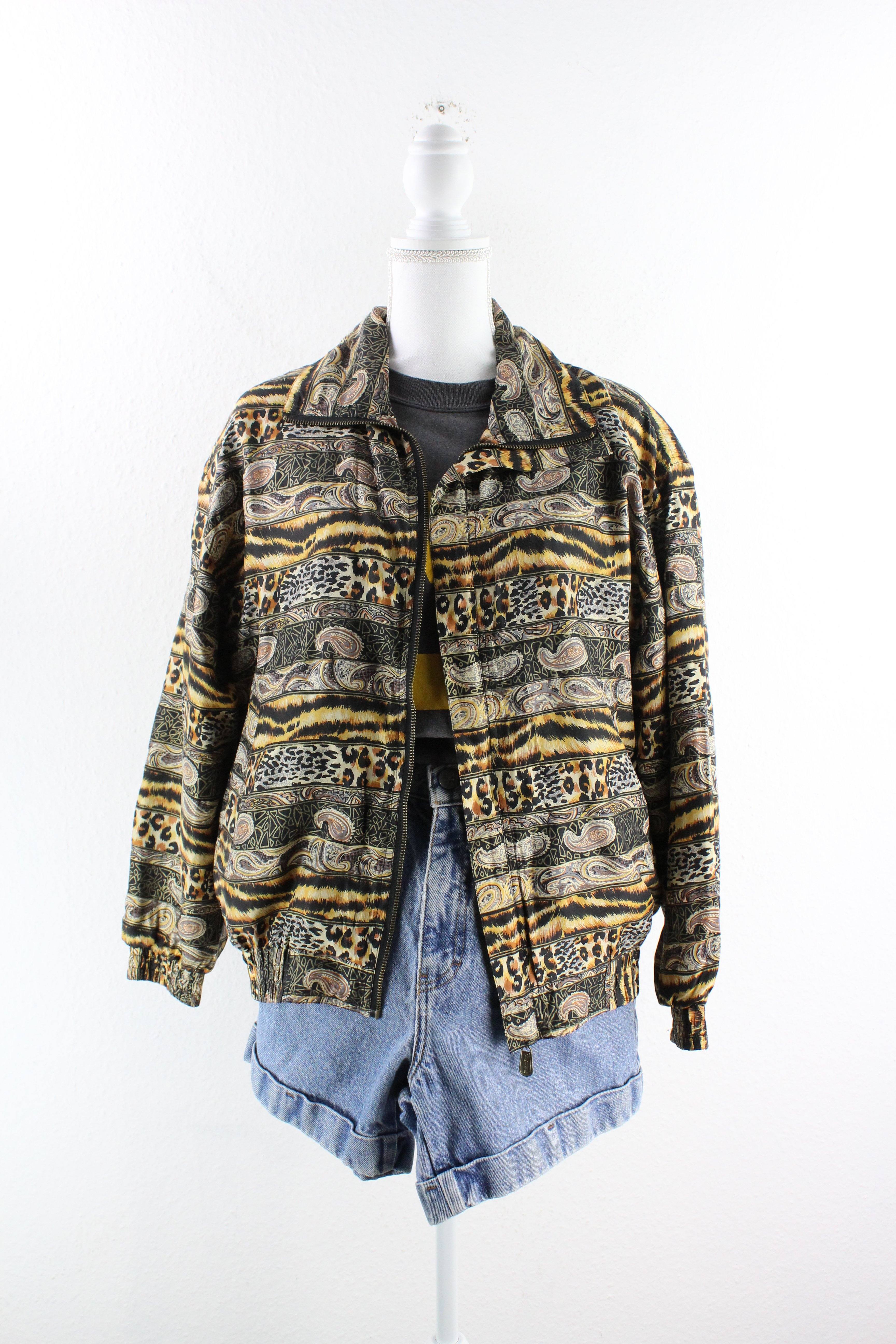 Vintage Gold Silk Jacket (M) Vintage & Rags