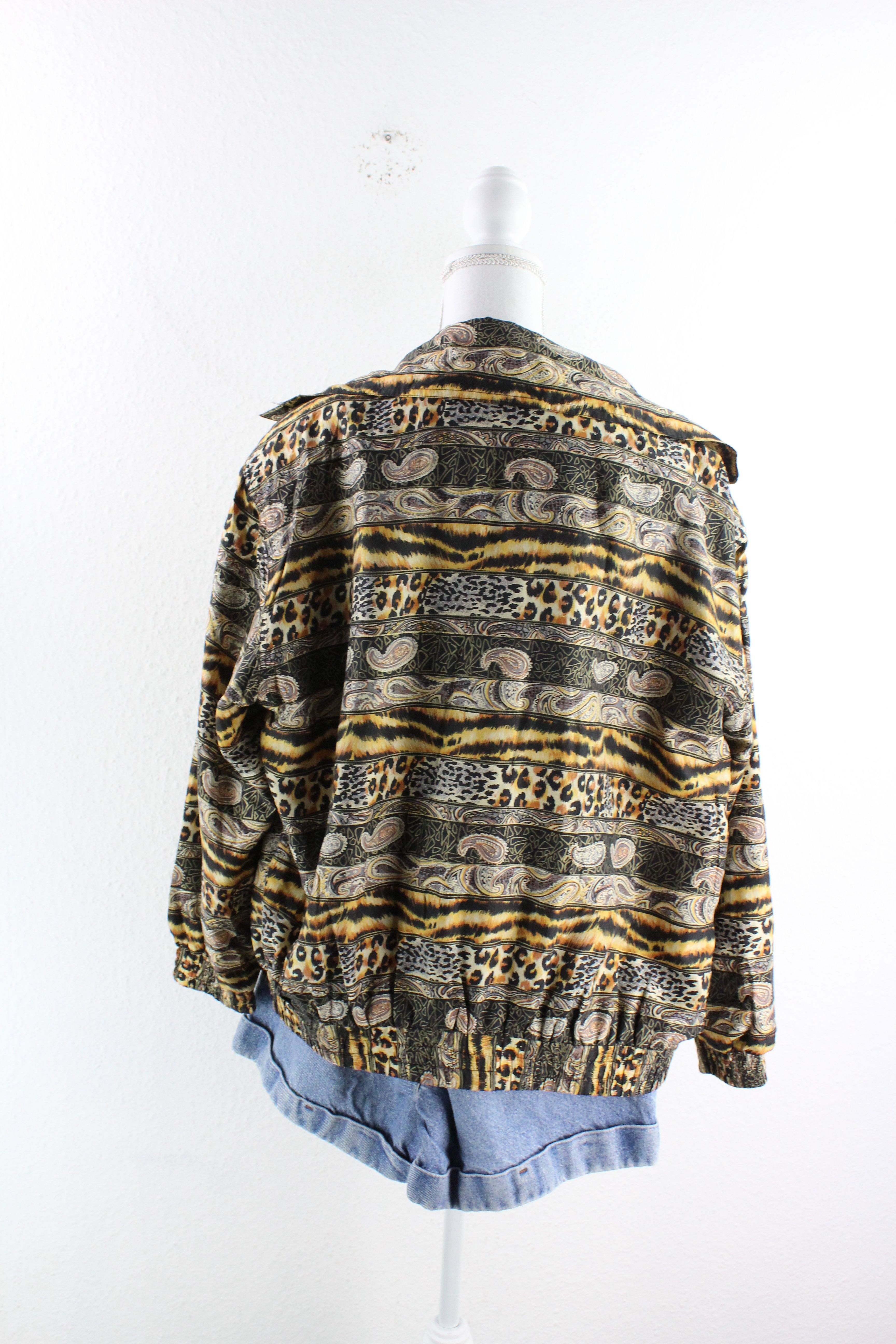 Vintage Gold Silk Jacket (M) Vintage & Rags