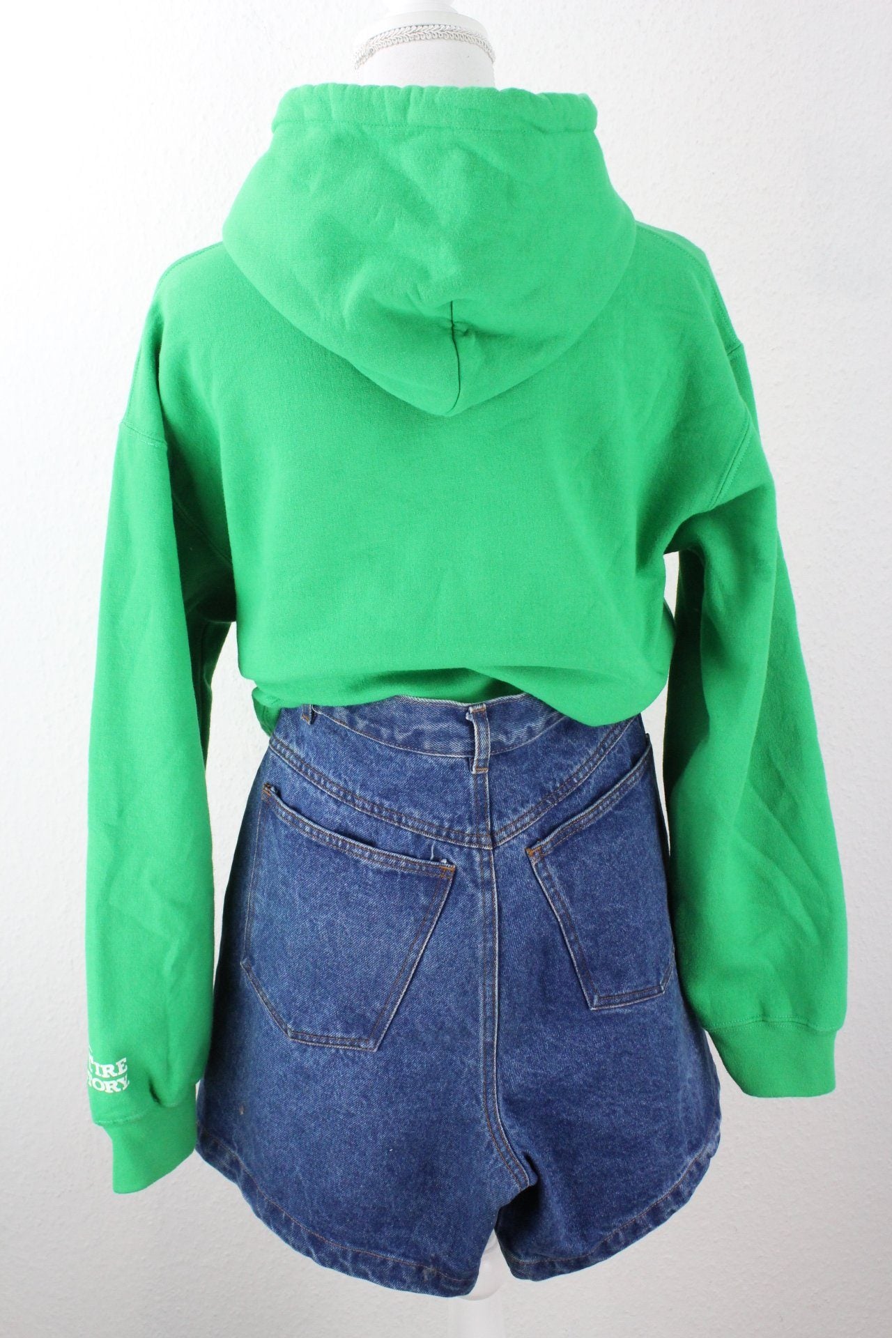 Vintage Green Ducks Hoodie (L) Vintage & Rags