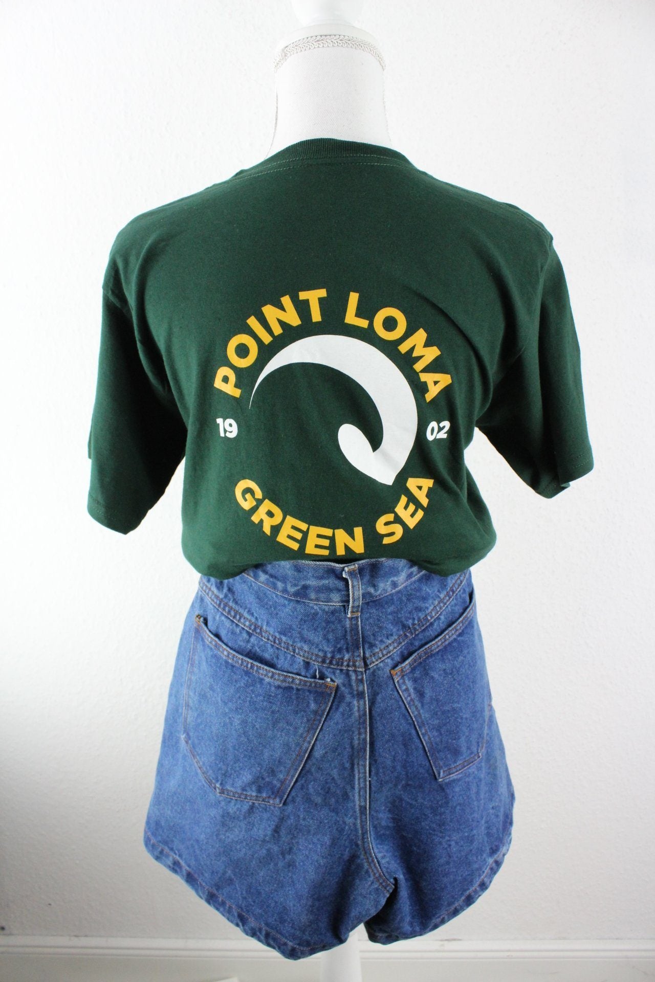 Vintage Green PLNU T-Shirt (S) Vintage & Rags