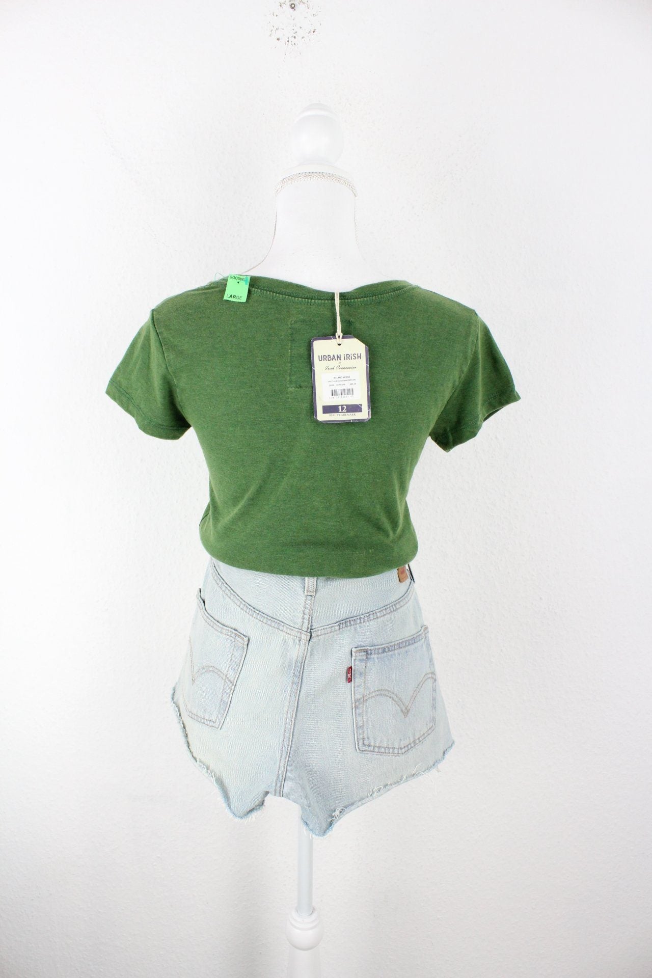 Vintage Green Urban Irish T-Shirt (XS) Vintage & Rags
