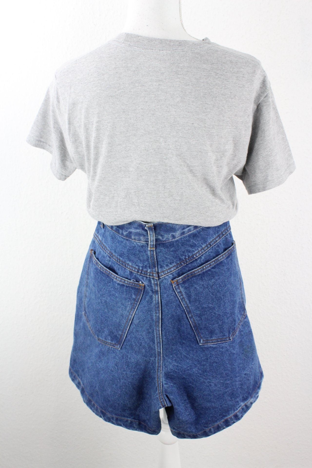 Vintage Grey Baseball T-Shirt (XS) Vintage & Rags