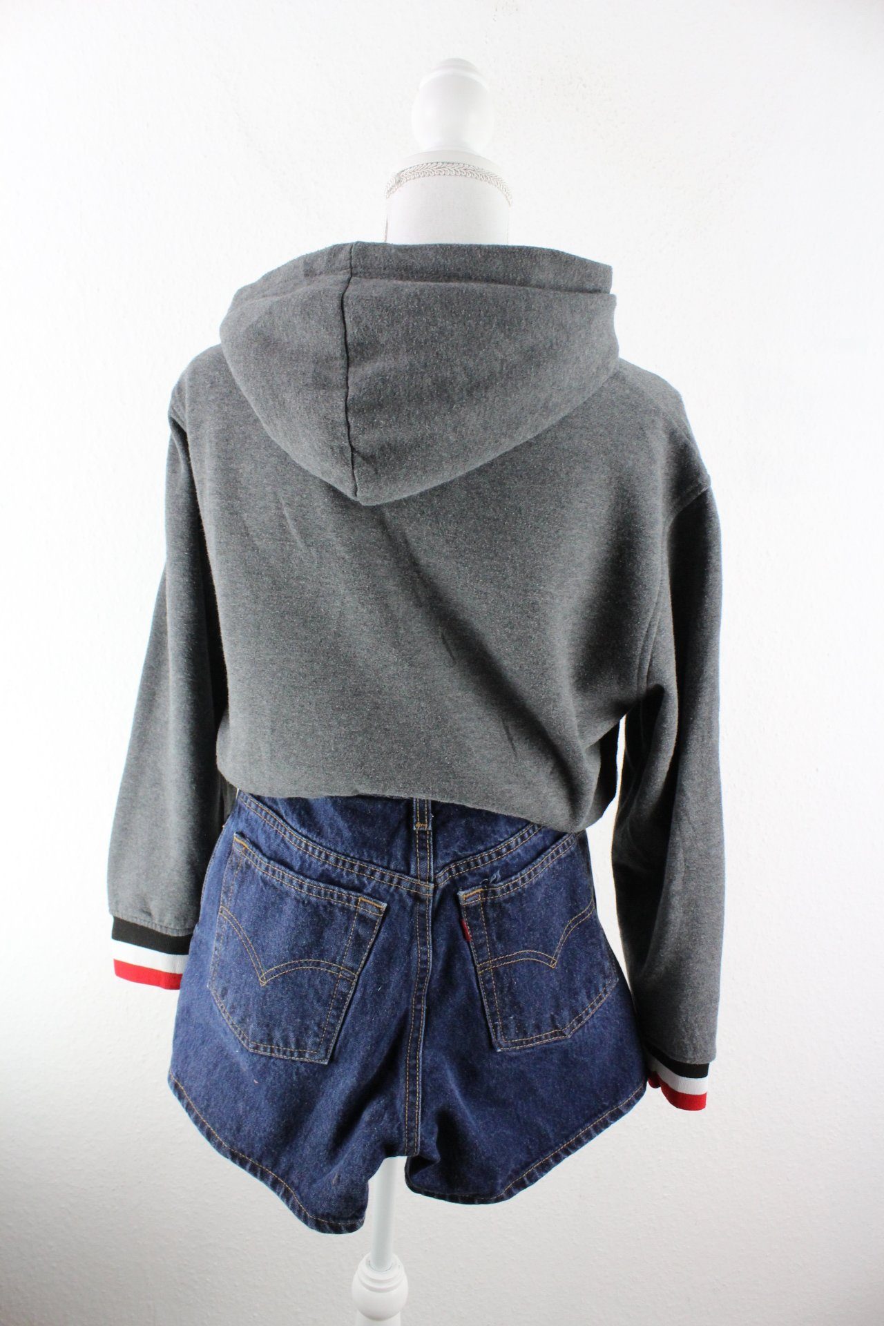 Vintage Grey NBA Hoodie (M) Vintage & Rags