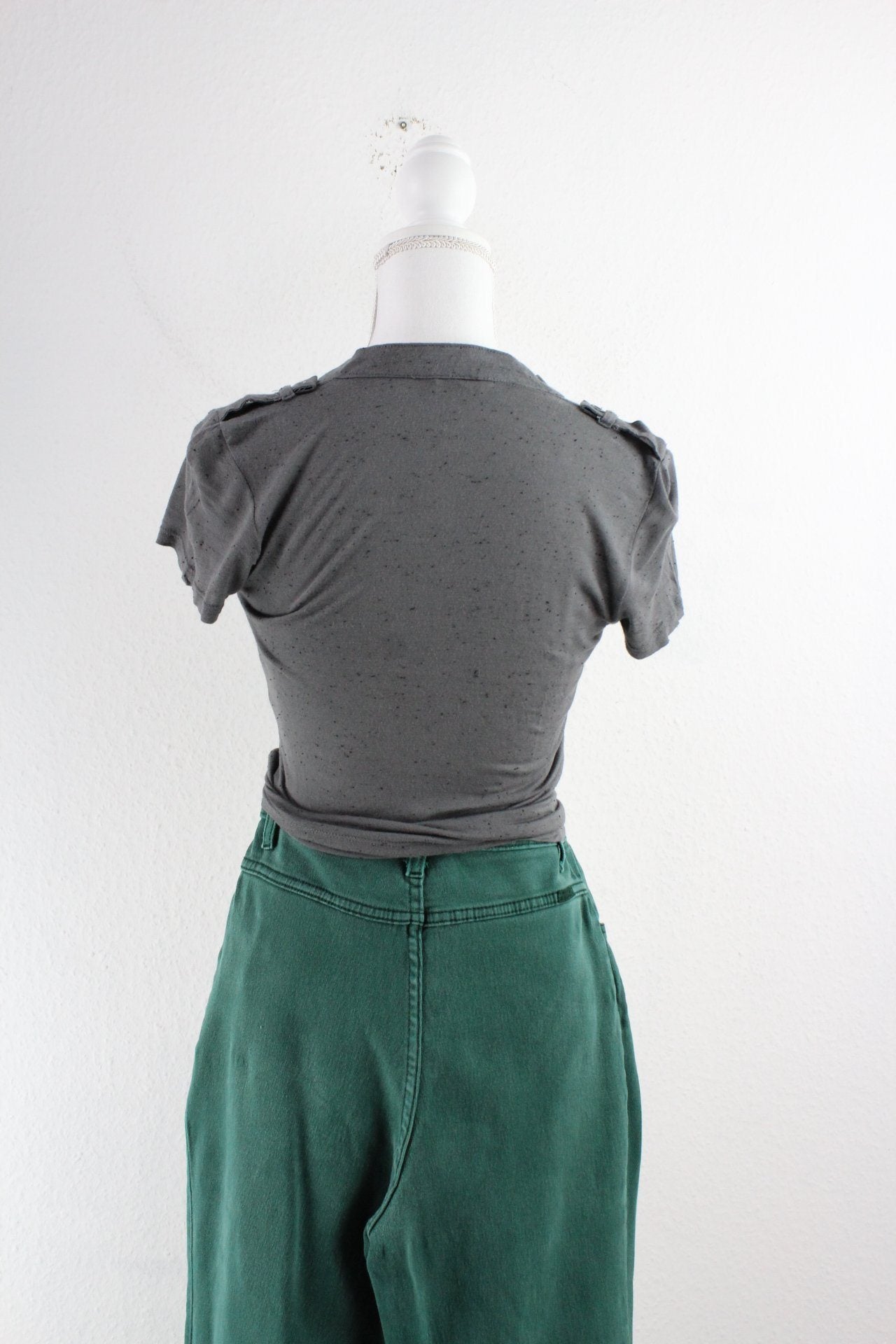 Vintage Grey Shirt (S) Vintage & Rags