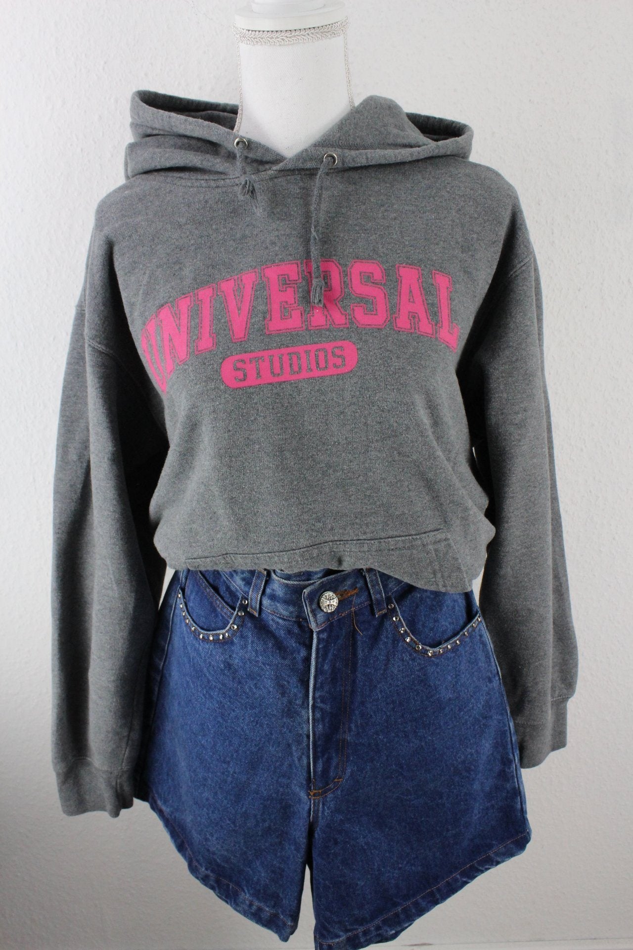 Vintage Grey Universal Studios Hoodie (L) Vintage & Rags