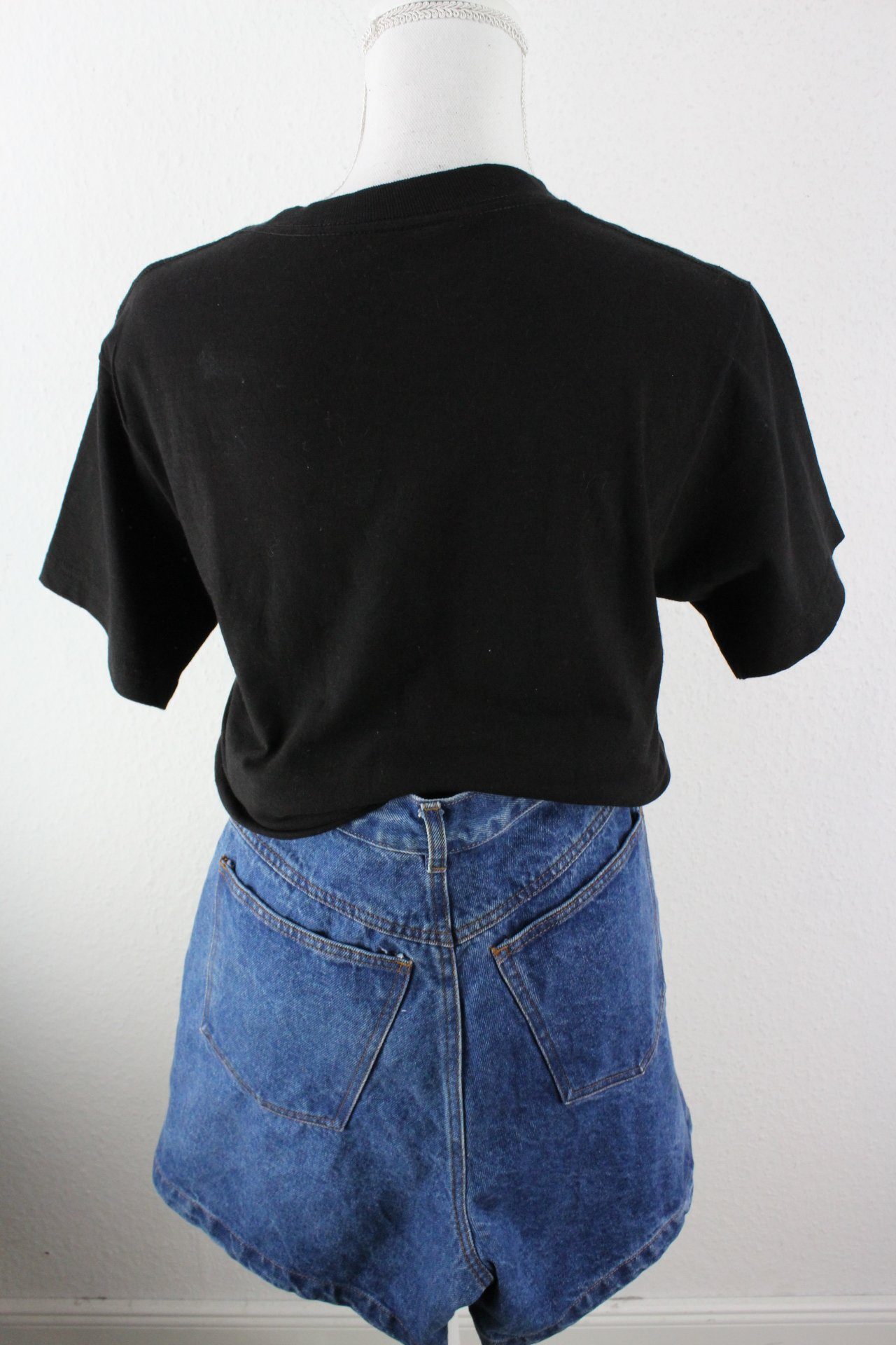 Vintage Grey Women T-Shirt (S) Vintage & Rags