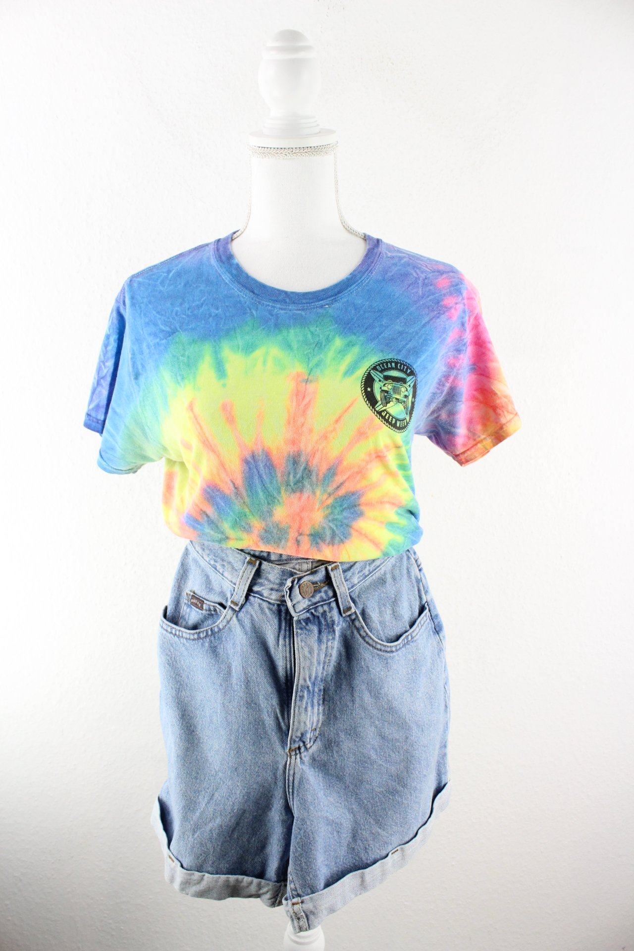 Vintage Jeep Week Batik T-Shirt (S) Vintage & Rags