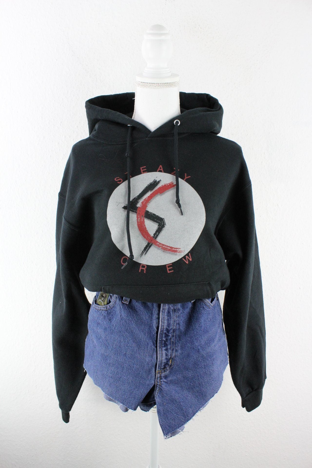 Vintage Jerzees Steazy Crew Hoodie (L) Vintage & Rags