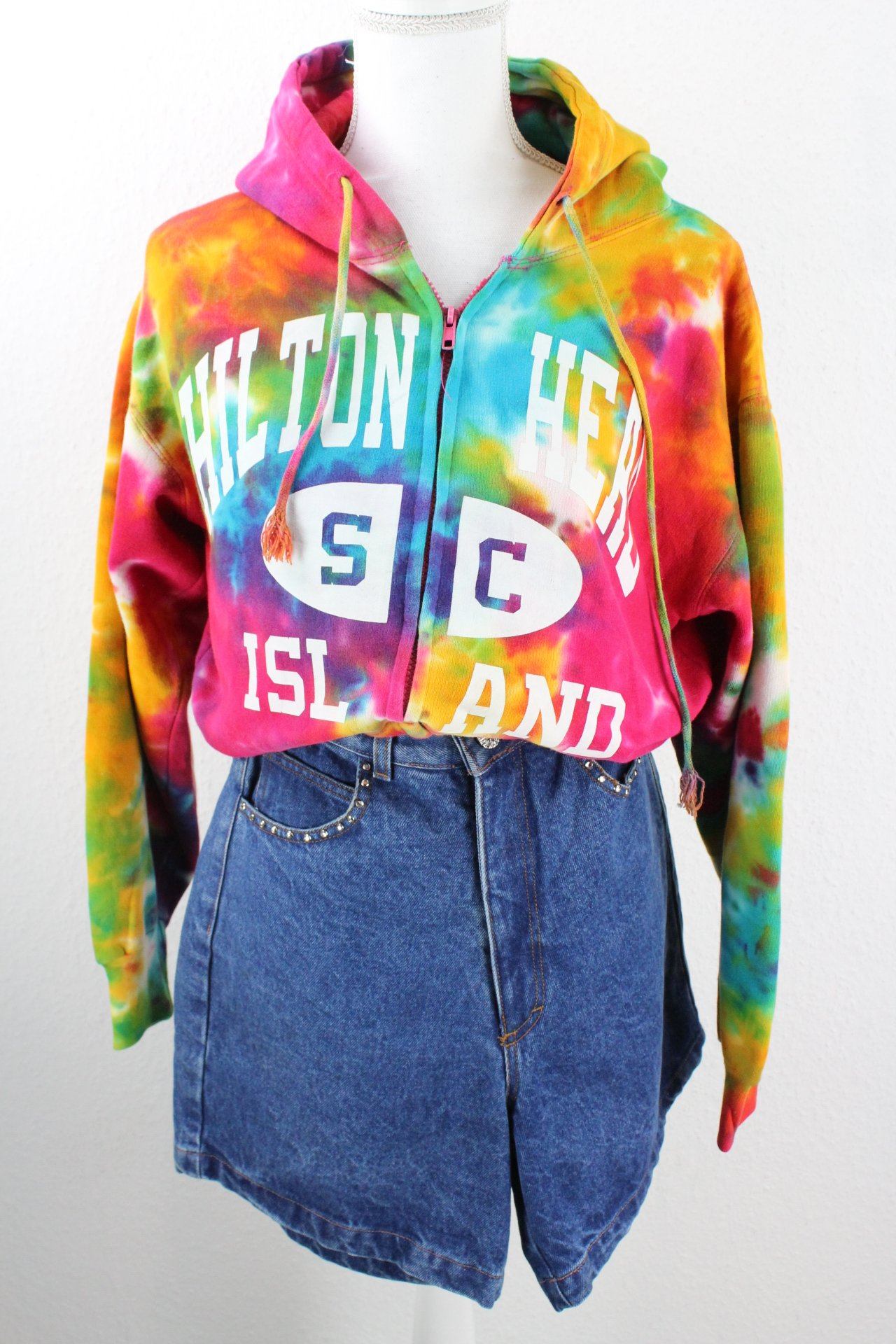 Vintage Jon Lauren Batik Zip Hoodie (L) Vintage & Rags