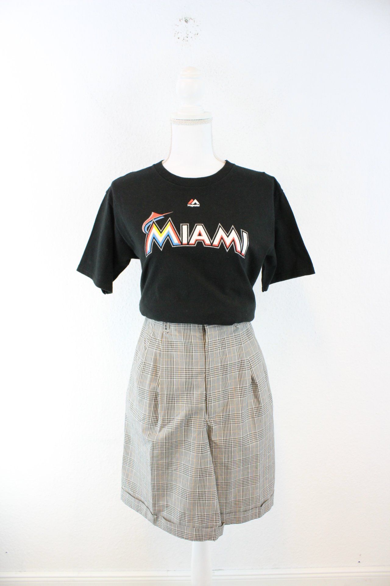 Vintage Majestic Miami T-Shirt (M) Vintage & Rags