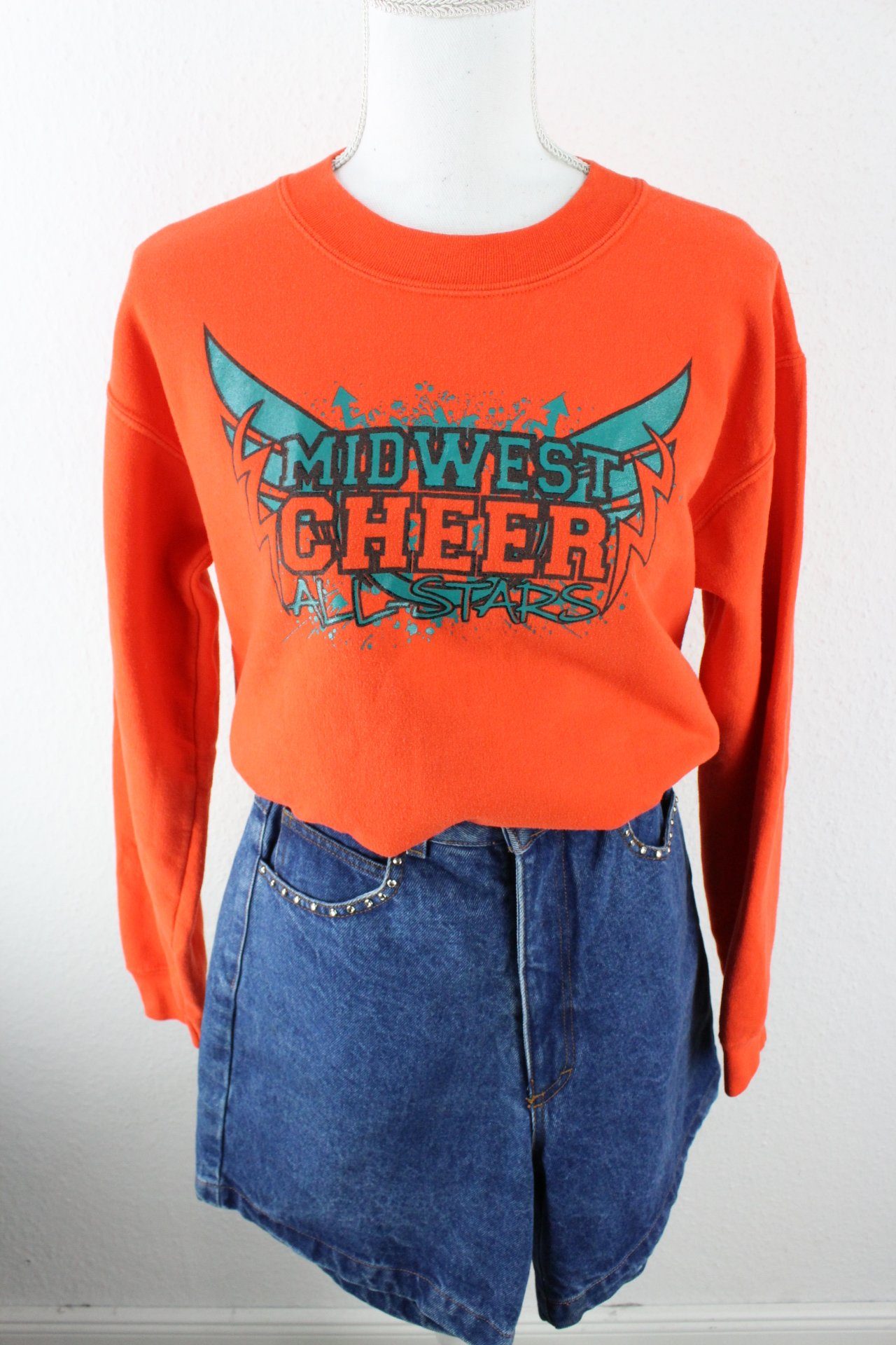 Vintage Midwest Cheer All-Stars Sweatshirt (L) Vintage & Rags