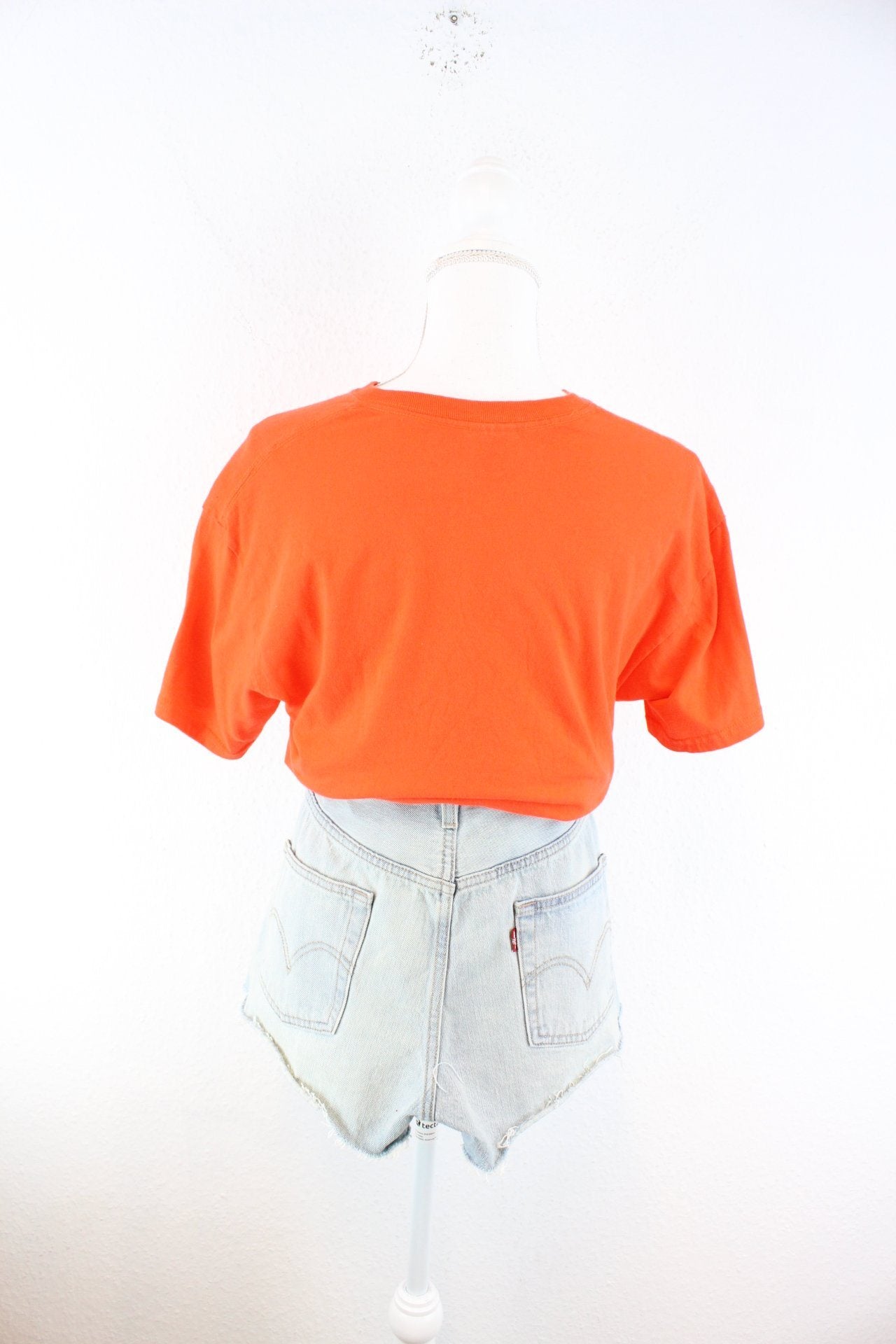 Vintage Orange We Wont Stop T-Shirt (S) Vintage & Rags