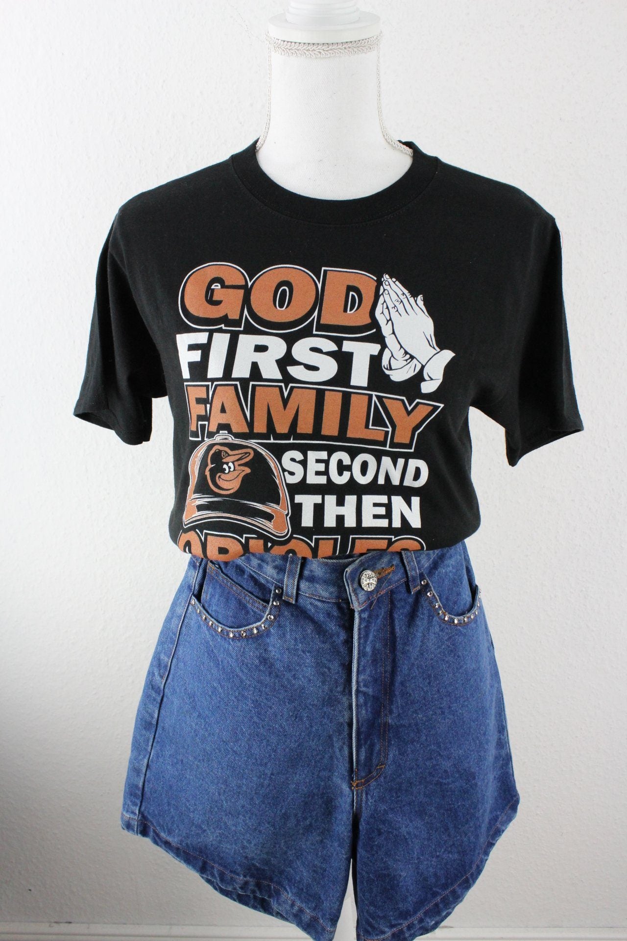 Vintage Orioles Baseball T-Shirt (S) Vintage & Rags