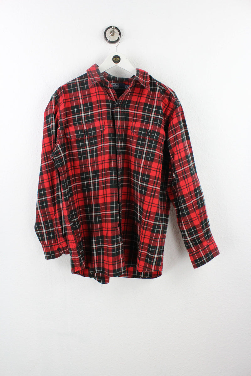 Polo outlet flannel shirt