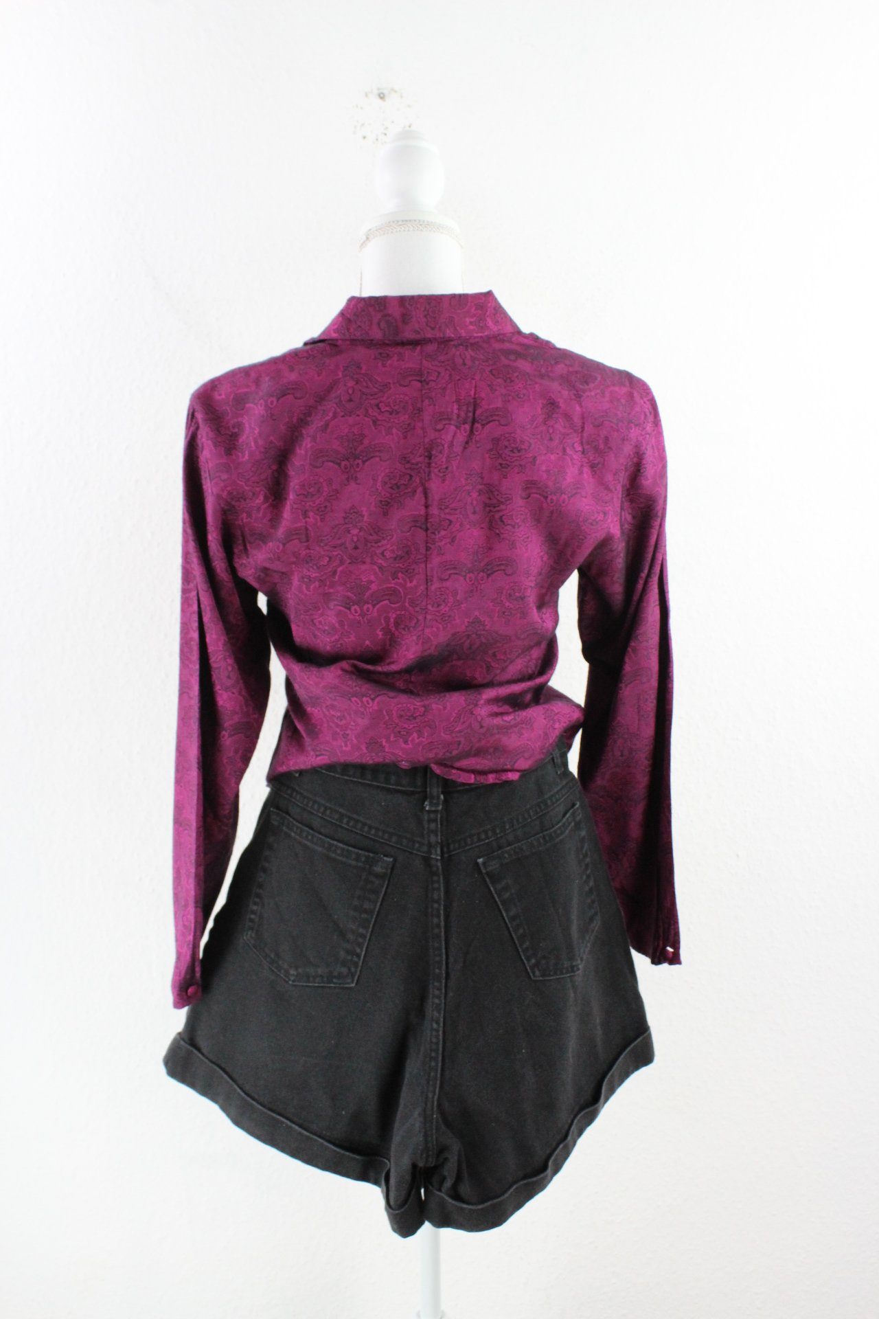 Vintage Purple Blouse (M) Vintage & Rags
