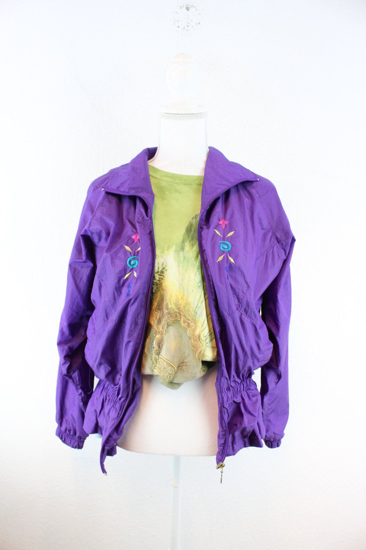 Vintage Purple Bold Spirit Jacket (S) Vintage & Rags