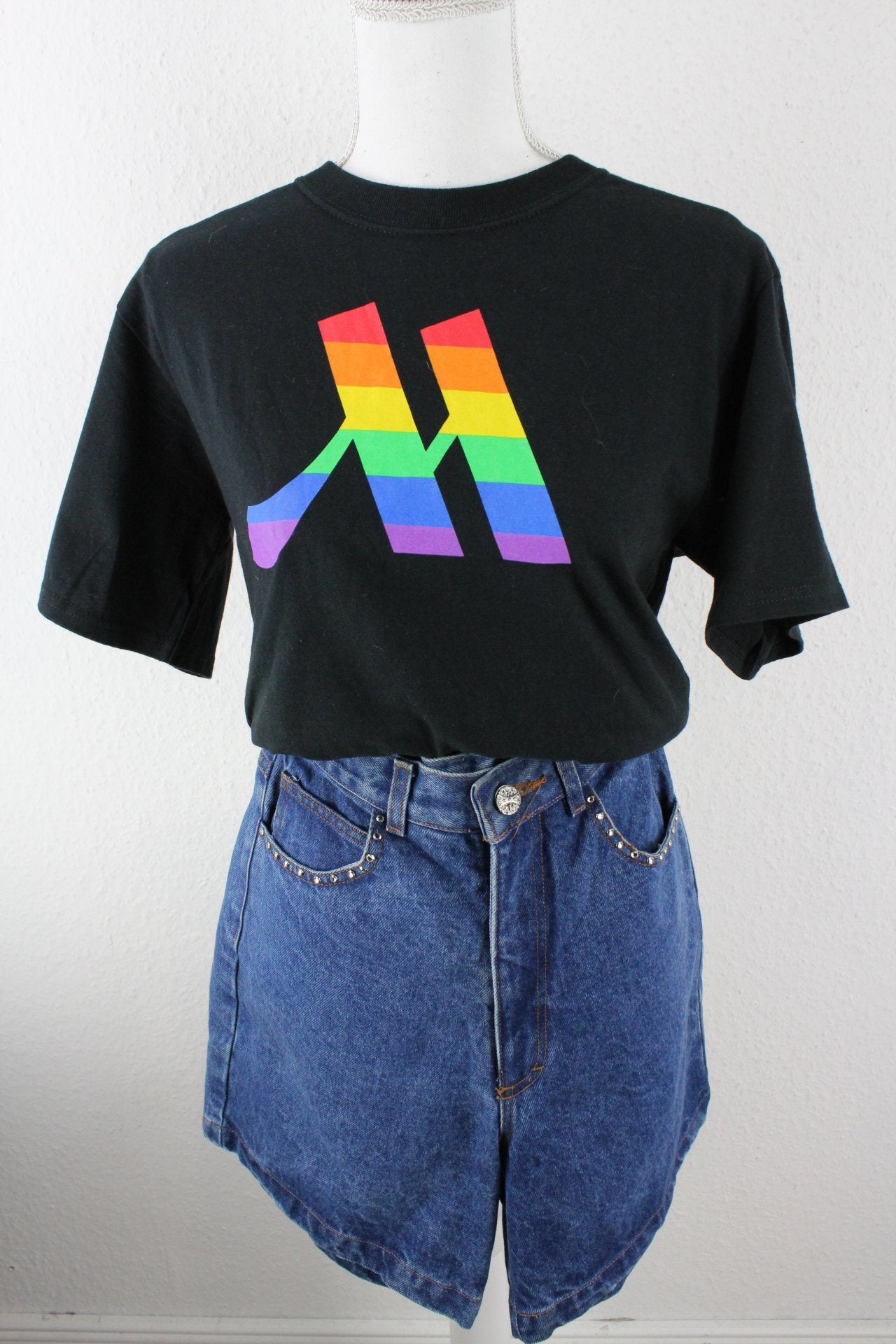 Vintage Rainbow T-Shirt (S) Vintage & Rags
