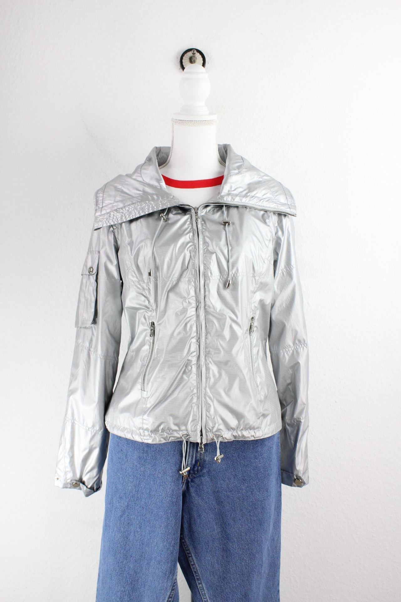 Vintage Ralph Lauren Silver Jacket (M) Vintage & Rags
